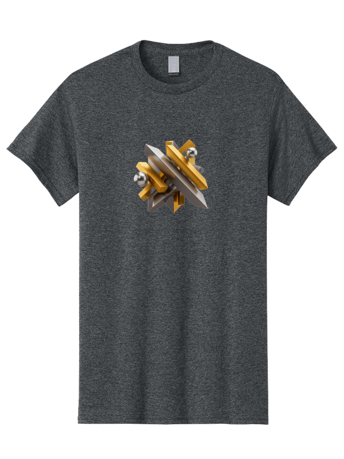 Metallic-Geometric-Shapes Men'S Graphic Tee, 100% Cotton, Comfortable Casual Summer Wear, Machine Washable, Vintage Camera, Old Camera, Antique Camera, Black Camera, Classic Photography, Photography Equipment, Nostalgic Device, Film Camera, Bag779