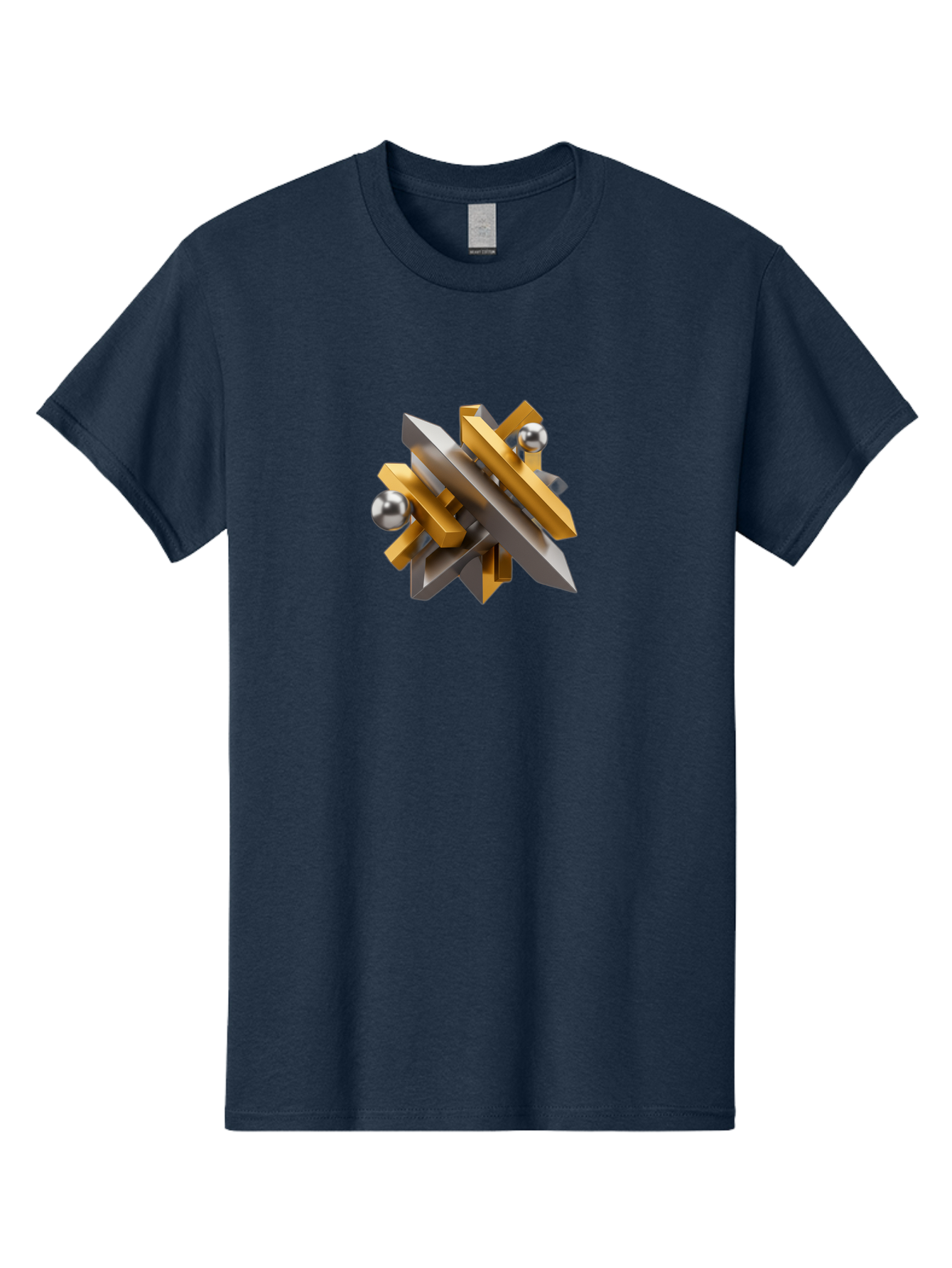 Metallic-Geometric-Shapes Men'S Graphic Tee, 100% Cotton, Comfortable Casual Summer Wear, Machine Washable, Vintage Camera, Old Camera, Antique Camera, Black Camera, Classic Photography, Photography Equipment, Nostalgic Device, Film Camera, Bag779