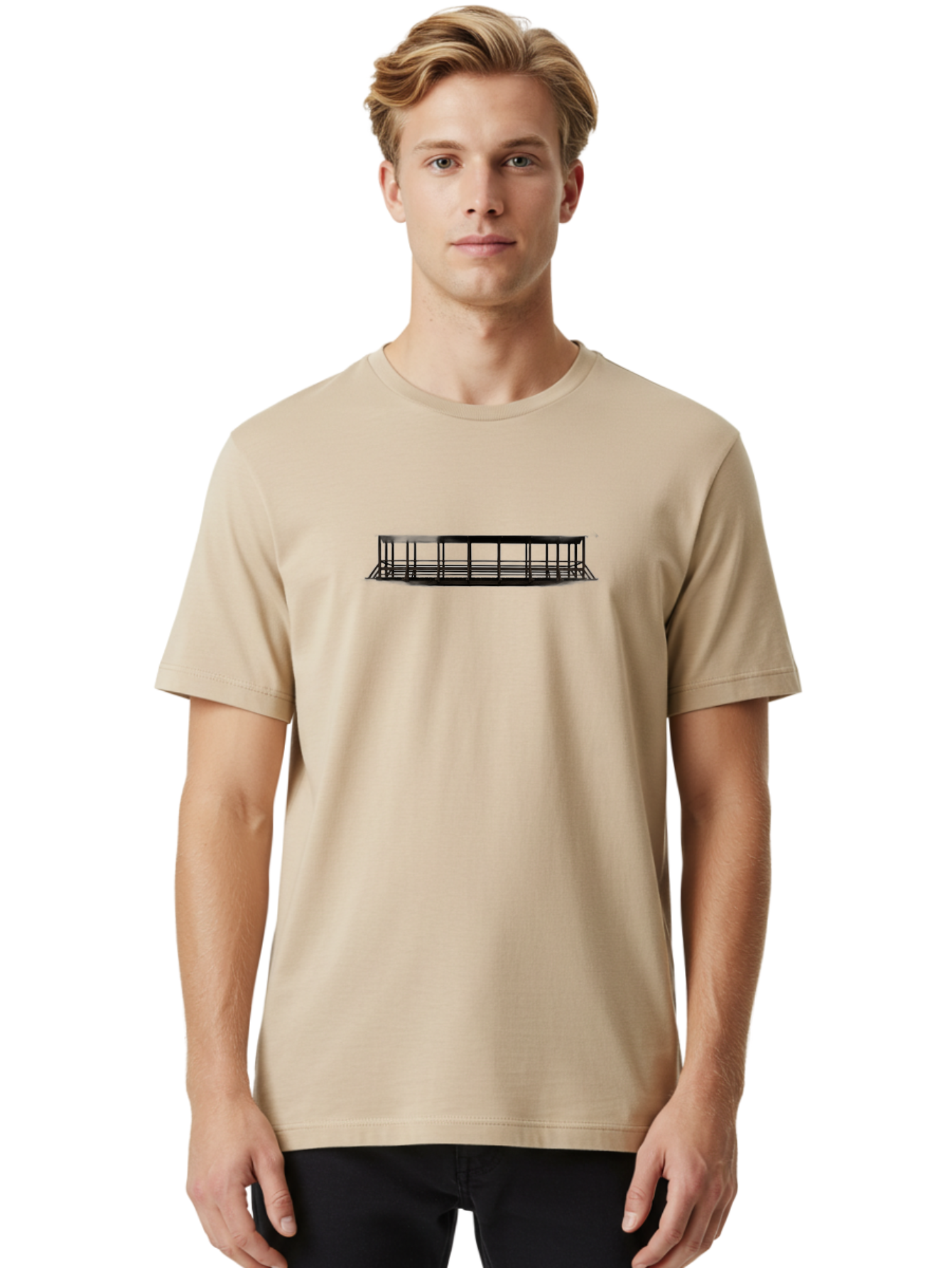 Metallic-Outdoor-Bench Men'S Graphic Tee, 100% Cotton, Comfortable Casual Summer Wear, Machine Washable, Vintage Camera, Old Camera, Antique Camera, Black Camera, Classic Photography, Photography Equipment, Nostalgic Device, Film Camera, Bag781