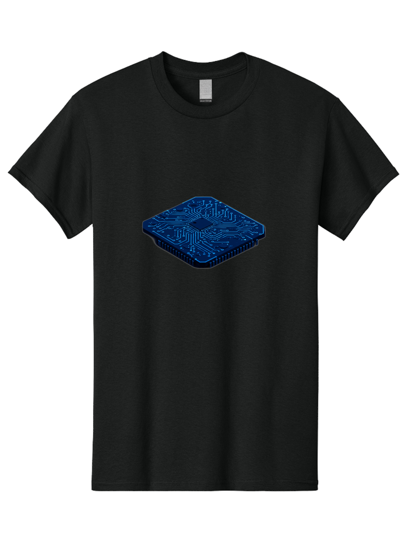 Microchip Men'S Graphic Tee, 100% Cotton, Comfortable Casual Summer Wear, Machine Washable, Vintage Camera, Old Camera, Antique Camera, Black Camera, Classic Photography, Photography Equipment, Nostalgic Device, Film Camera, Camera Art Bag785