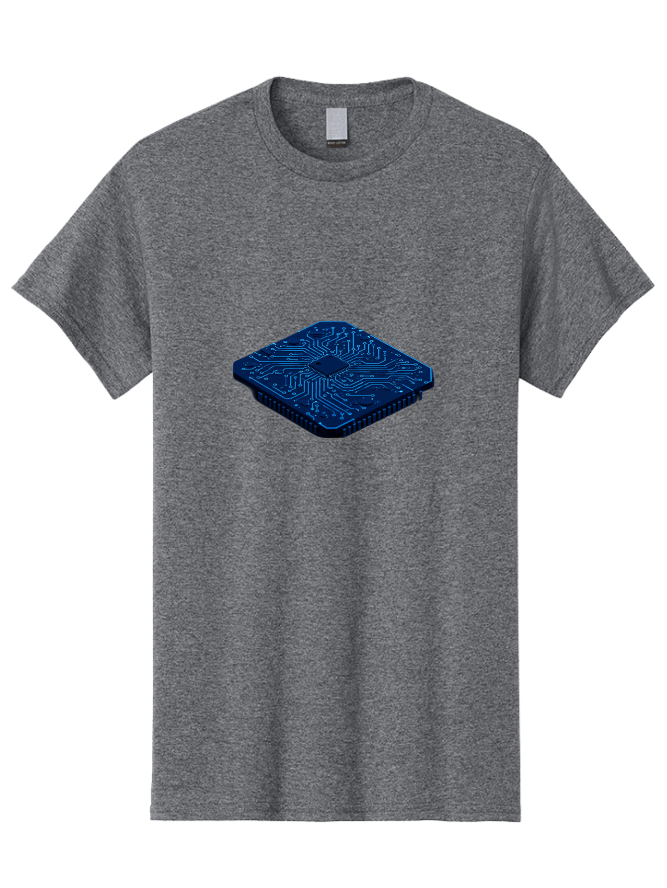 Microchip Men'S Graphic Tee, 100% Cotton, Comfortable Casual Summer Wear, Machine Washable, Vintage Camera, Old Camera, Antique Camera, Black Camera, Classic Photography, Photography Equipment, Nostalgic Device, Film Camera, Camera Art Bag785