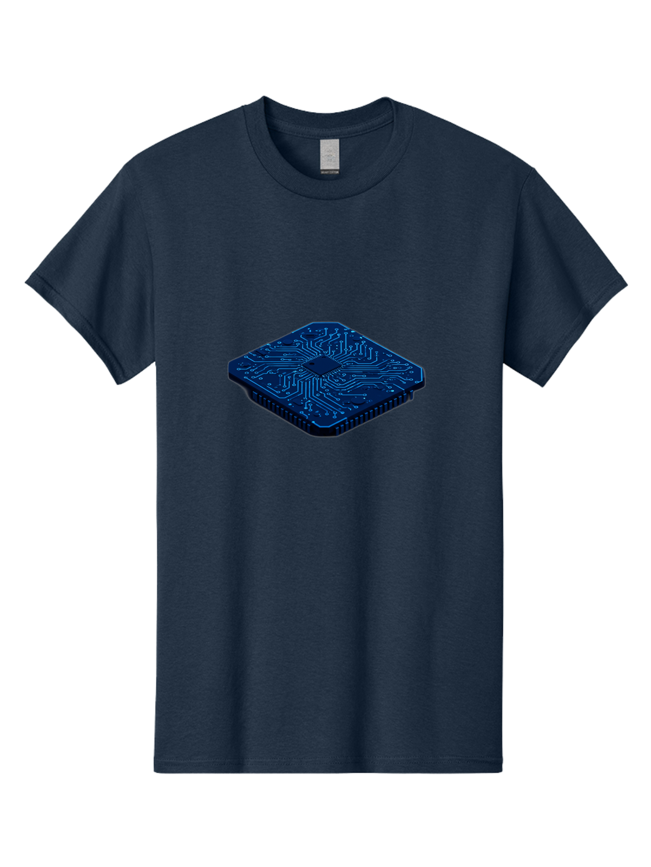 Microchip Men'S Graphic Tee, 100% Cotton, Comfortable Casual Summer Wear, Machine Washable, Vintage Camera, Old Camera, Antique Camera, Black Camera, Classic Photography, Photography Equipment, Nostalgic Device, Film Camera, Camera Art Bag785