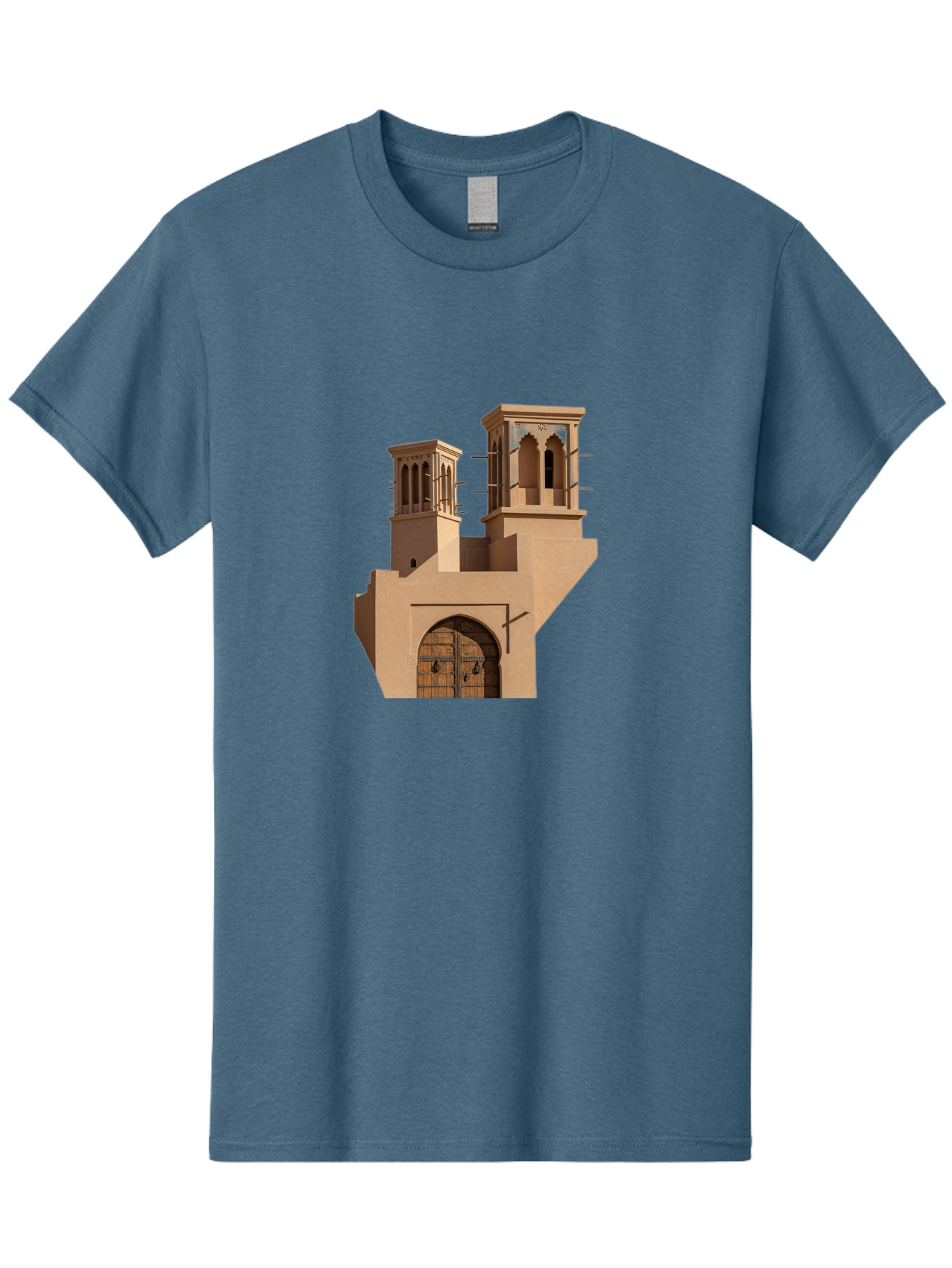 Middle-Eastern-Architecture Men'S Graphic Tee, 100% Cotton, Comfortable Casual Summer Wear, Machine Washable, Vintage Camera, Old Camera, Antique Camera, Black Camera, Classic Photography, Photography Equipment, Nostalgic Device, Film Camera, Bag786