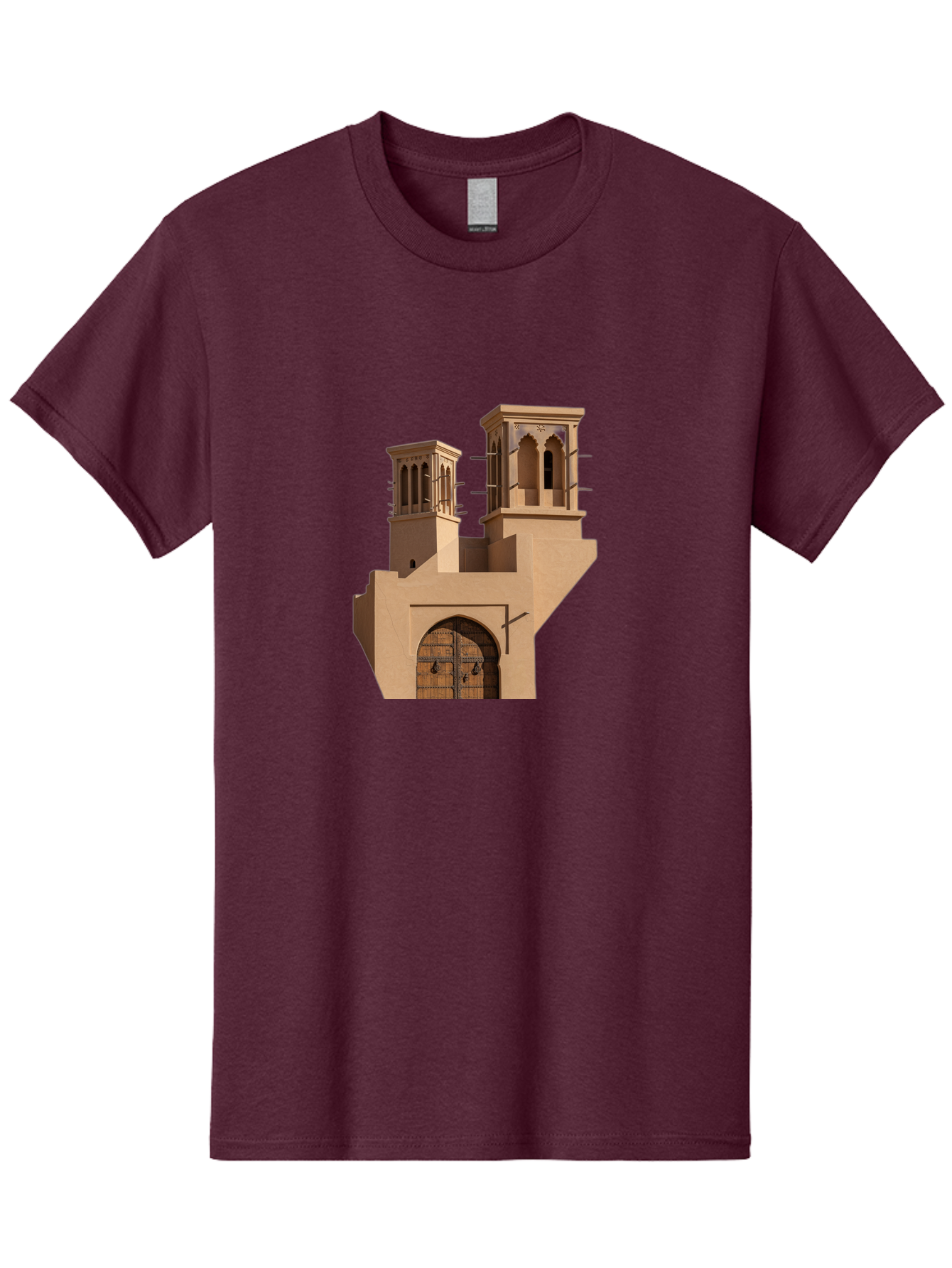 Middle-Eastern-Architecture Men'S Graphic Tee, 100% Cotton, Comfortable Casual Summer Wear, Machine Washable, Vintage Camera, Old Camera, Antique Camera, Black Camera, Classic Photography, Photography Equipment, Nostalgic Device, Film Camera, Bag786