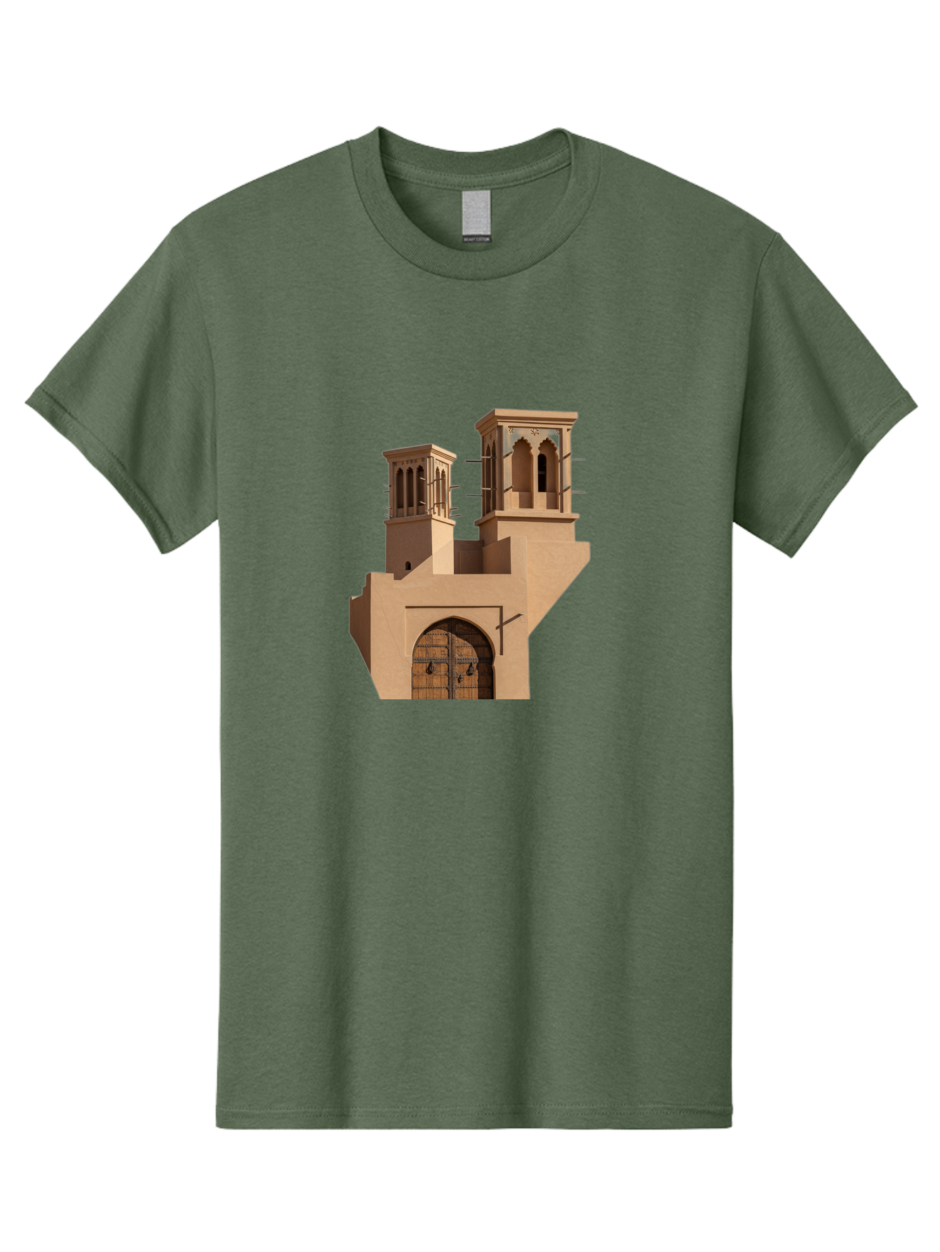 Middle-Eastern-Architecture Men'S Graphic Tee, 100% Cotton, Comfortable Casual Summer Wear, Machine Washable, Vintage Camera, Old Camera, Antique Camera, Black Camera, Classic Photography, Photography Equipment, Nostalgic Device, Film Camera, Bag786