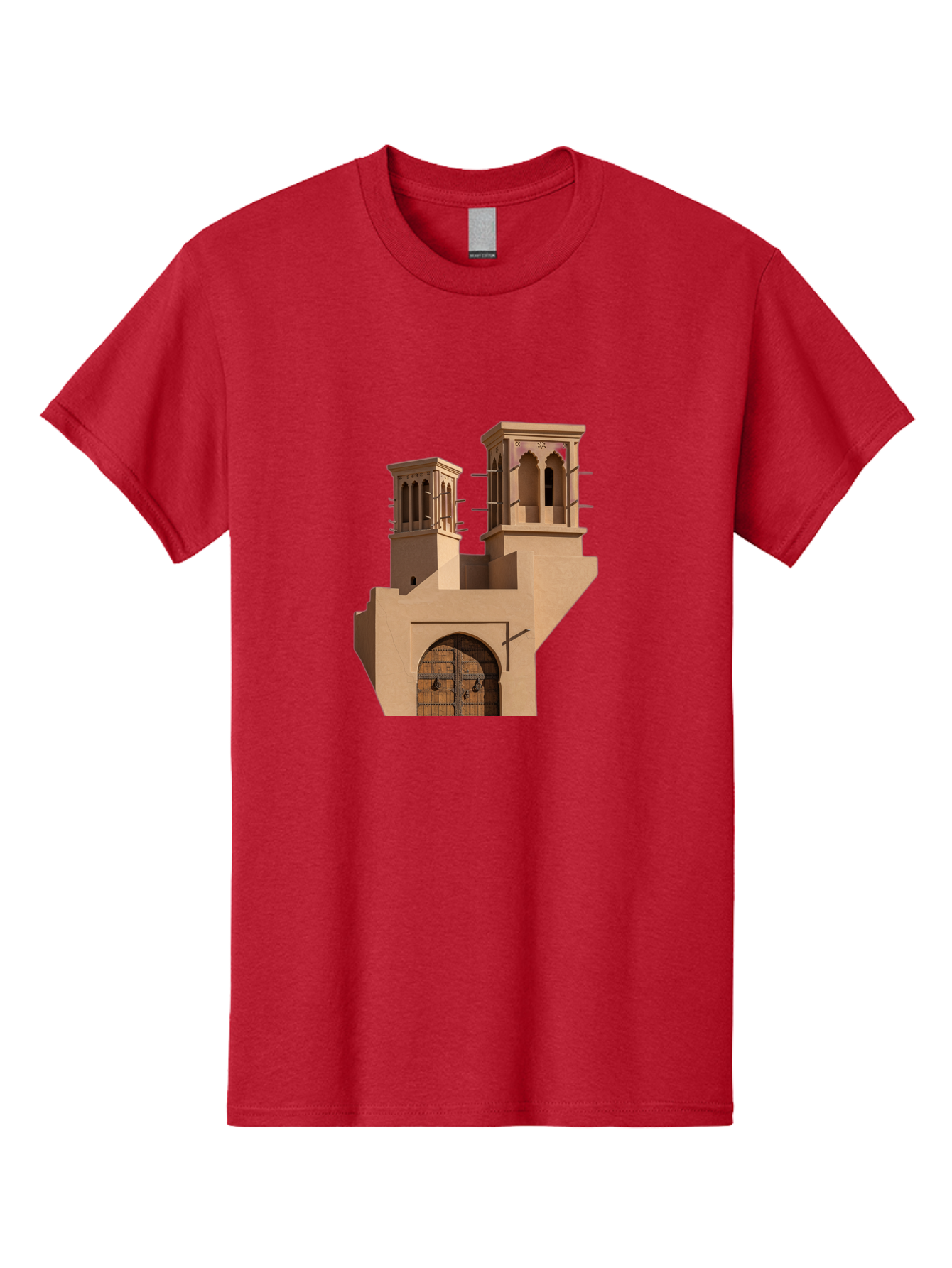 Middle-Eastern-Architecture Men'S Graphic Tee, 100% Cotton, Comfortable Casual Summer Wear, Machine Washable, Vintage Camera, Old Camera, Antique Camera, Black Camera, Classic Photography, Photography Equipment, Nostalgic Device, Film Camera, Bag786