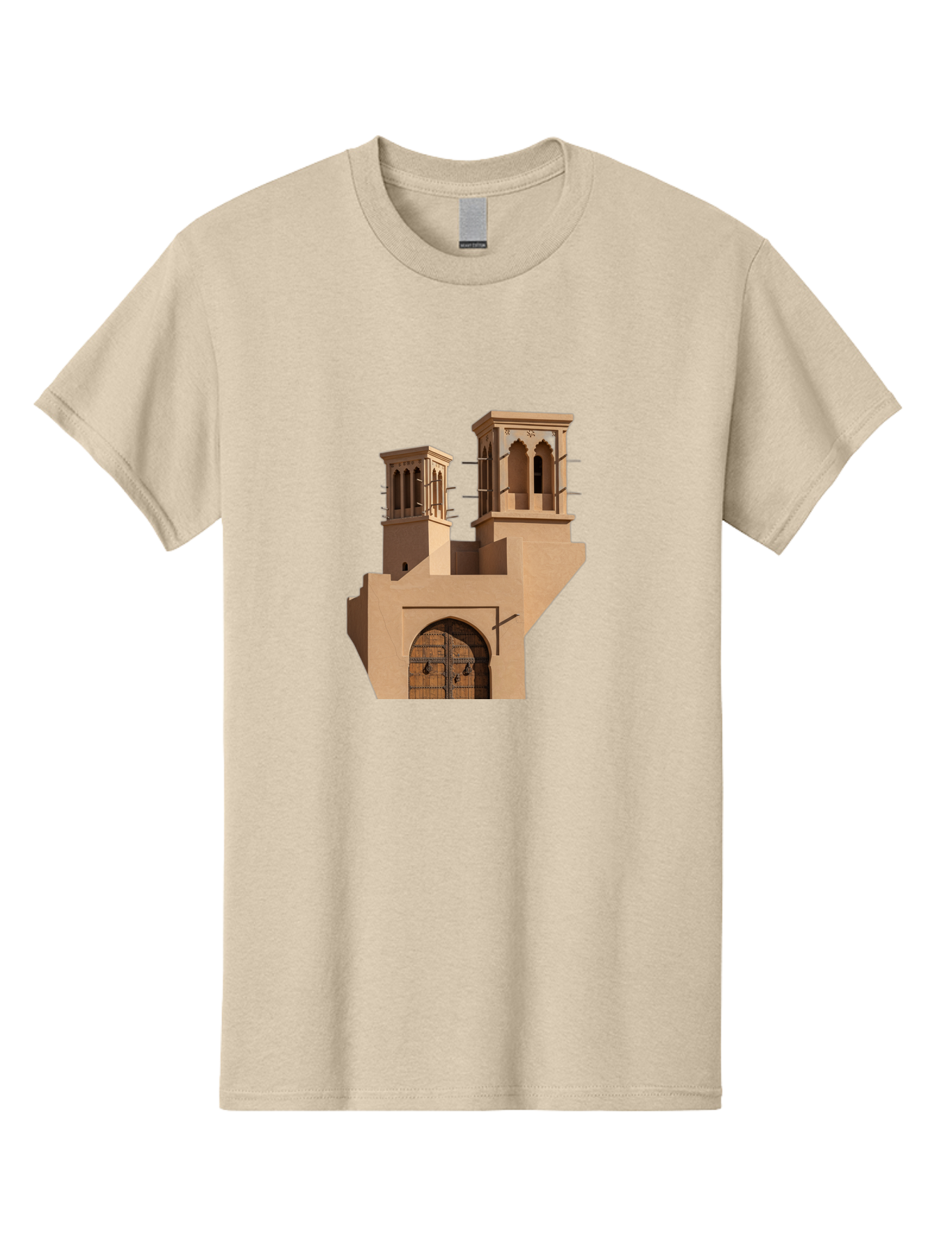 Middle-Eastern-Architecture Men'S Graphic Tee, 100% Cotton, Comfortable Casual Summer Wear, Machine Washable, Vintage Camera, Old Camera, Antique Camera, Black Camera, Classic Photography, Photography Equipment, Nostalgic Device, Film Camera, Bag786