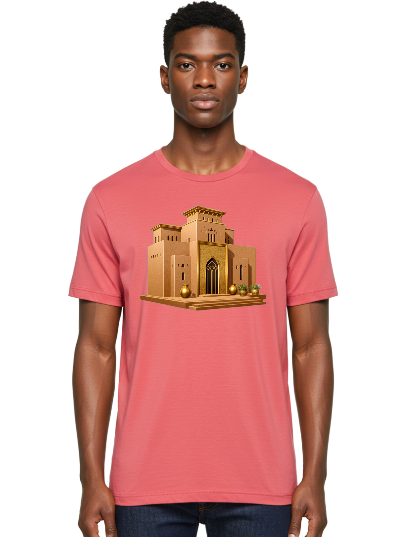 Middle-Eastern-Temple Men'S Graphic Tee, 100% Cotton, Comfortable Casual Summer Wear, Machine Washable, Vintage Camera, Old Camera, Antique Camera, Black Camera, Classic Photography, Photography Equipment, Nostalgic Device, Film Camera, Bag787