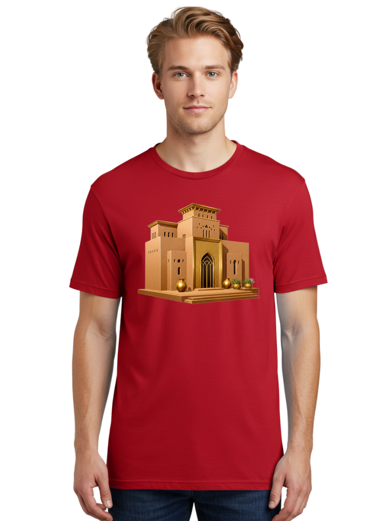 Middle-Eastern-Temple Men'S Graphic Tee, 100% Cotton, Comfortable Casual Summer Wear, Machine Washable, Vintage Camera, Old Camera, Antique Camera, Black Camera, Classic Photography, Photography Equipment, Nostalgic Device, Film Camera, Bag787