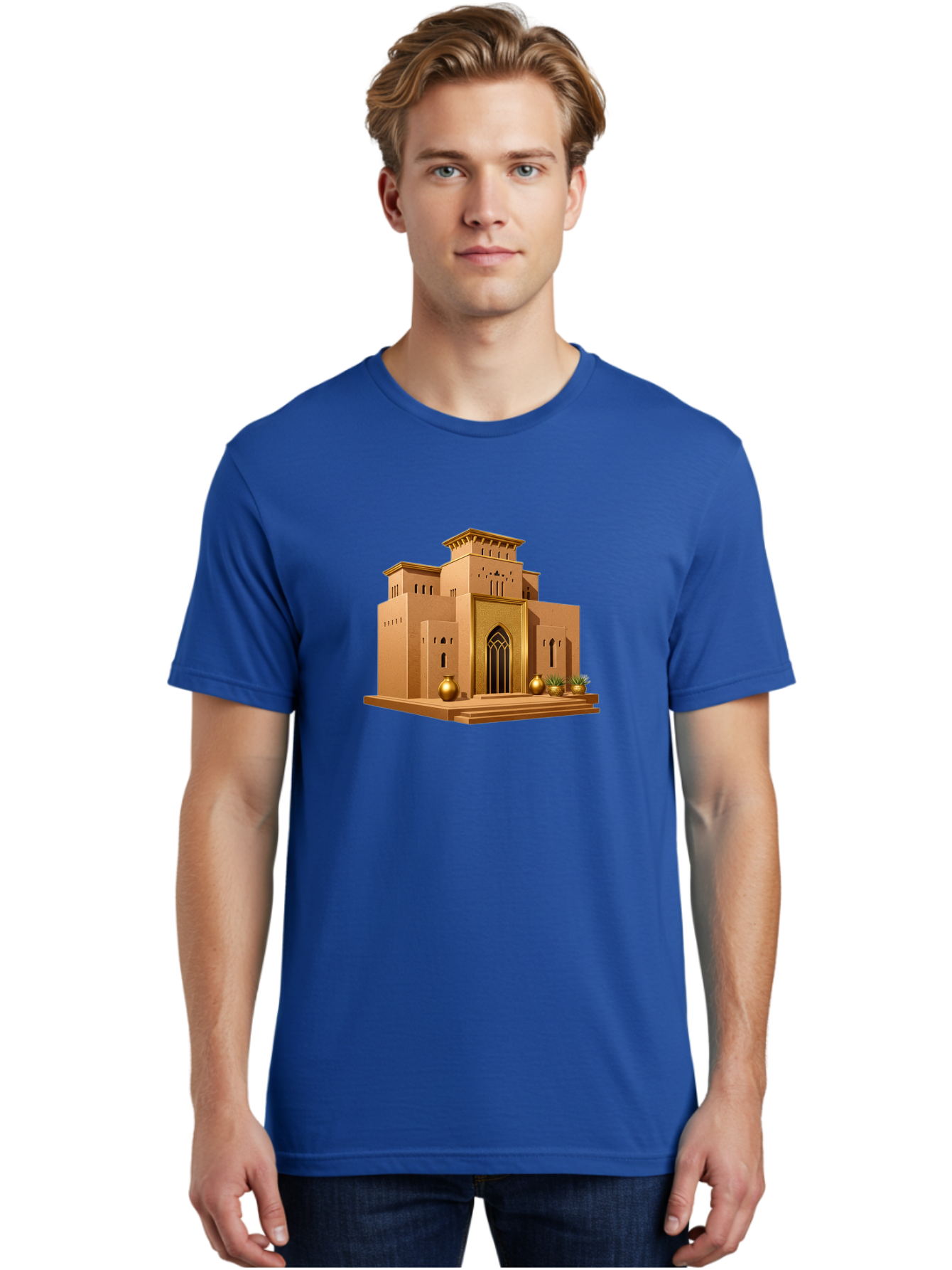 Middle-Eastern-Temple Men'S Graphic Tee, 100% Cotton, Comfortable Casual Summer Wear, Machine Washable, Vintage Camera, Old Camera, Antique Camera, Black Camera, Classic Photography, Photography Equipment, Nostalgic Device, Film Camera, Bag787