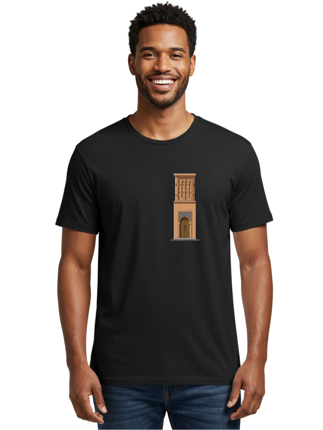 Minaret Men'S Graphic Tee, 100% Cotton, Comfortable Casual Summer Wear, Machine Washable, Vintage Camera, Old Camera, Antique Camera, Black Camera, Classic Photography, Photography Equipment, Nostalgic Device, Film Camera, Camera Art Bag791