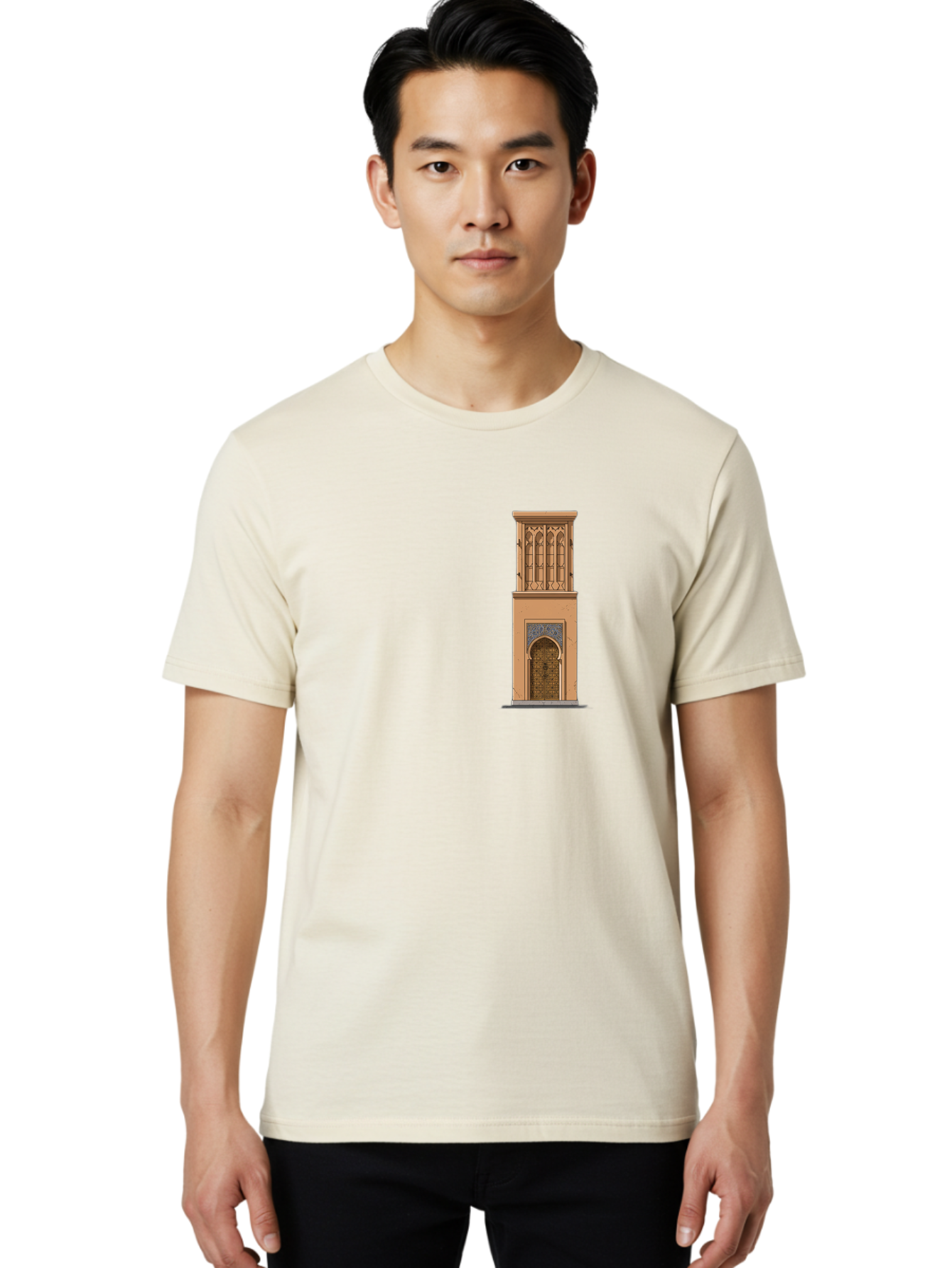 Minaret Men'S Graphic Tee, 100% Cotton, Comfortable Casual Summer Wear, Machine Washable, Vintage Camera, Old Camera, Antique Camera, Black Camera, Classic Photography, Photography Equipment, Nostalgic Device, Film Camera, Camera Art Bag791