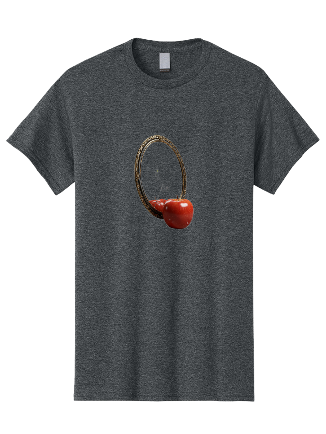 Mirror-Apple Men'S Graphic Tee, 100% Cotton, Comfortable Casual Summer Wear, Machine Washable, Vintage Camera, Old Camera, Antique Camera, Black Camera, Classic Photography, Photography Equipment, Nostalgic Device, Film Camera, Camera Art Bag792
