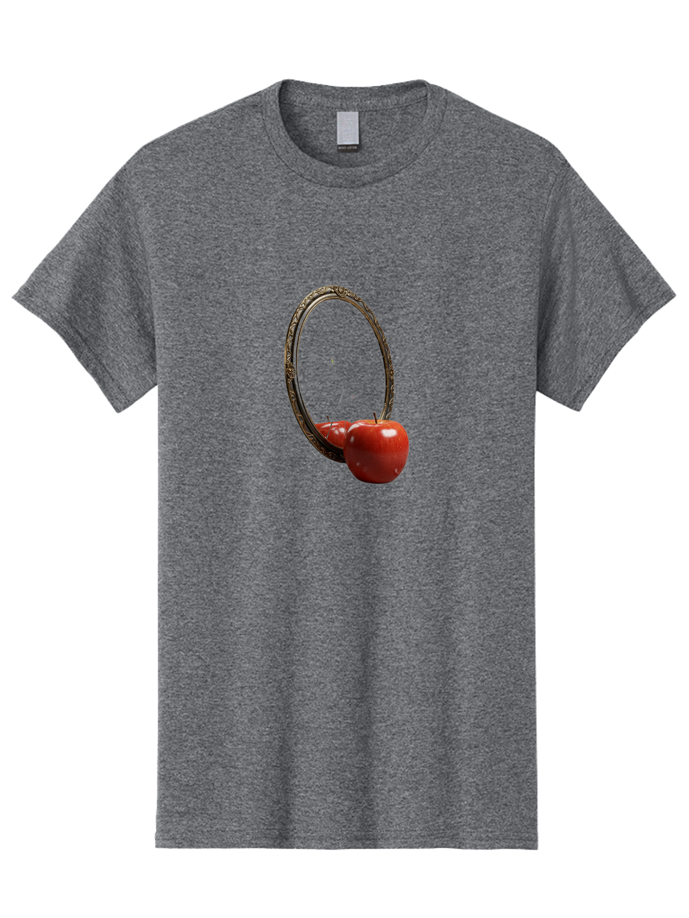 Mirror-Apple Men'S Graphic Tee, 100% Cotton, Comfortable Casual Summer Wear, Machine Washable, Vintage Camera, Old Camera, Antique Camera, Black Camera, Classic Photography, Photography Equipment, Nostalgic Device, Film Camera, Camera Art Bag792