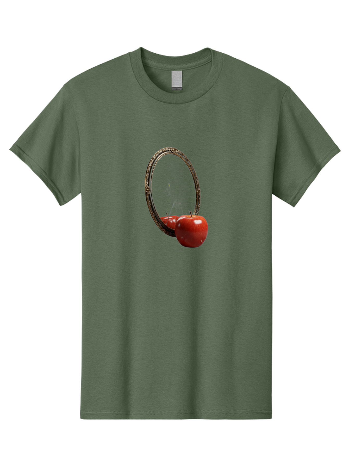 Mirror-Apple Men'S Graphic Tee, 100% Cotton, Comfortable Casual Summer Wear, Machine Washable, Vintage Camera, Old Camera, Antique Camera, Black Camera, Classic Photography, Photography Equipment, Nostalgic Device, Film Camera, Camera Art Bag792