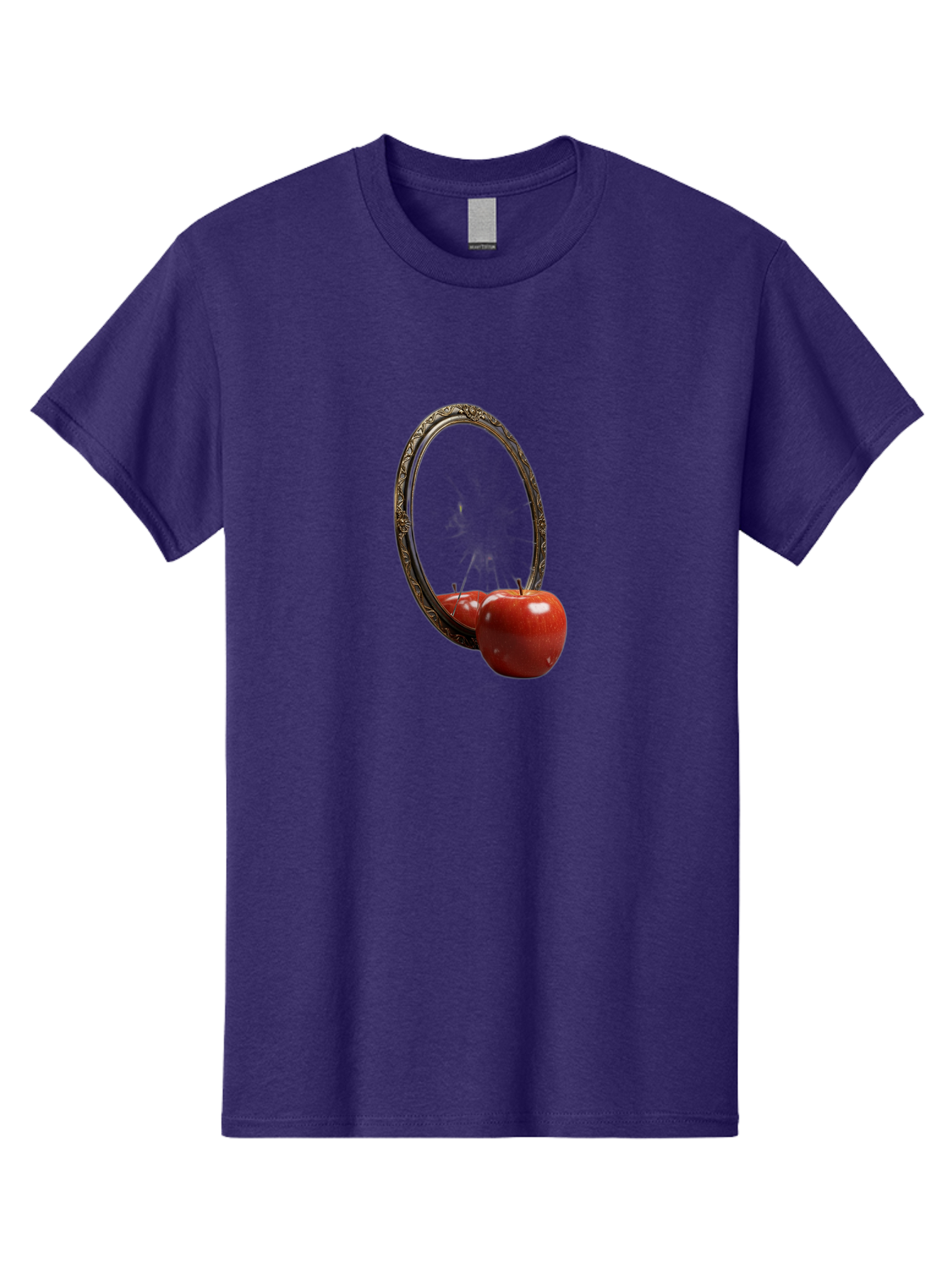Mirror-Apple Men'S Graphic Tee, 100% Cotton, Comfortable Casual Summer Wear, Machine Washable, Vintage Camera, Old Camera, Antique Camera, Black Camera, Classic Photography, Photography Equipment, Nostalgic Device, Film Camera, Camera Art Bag792