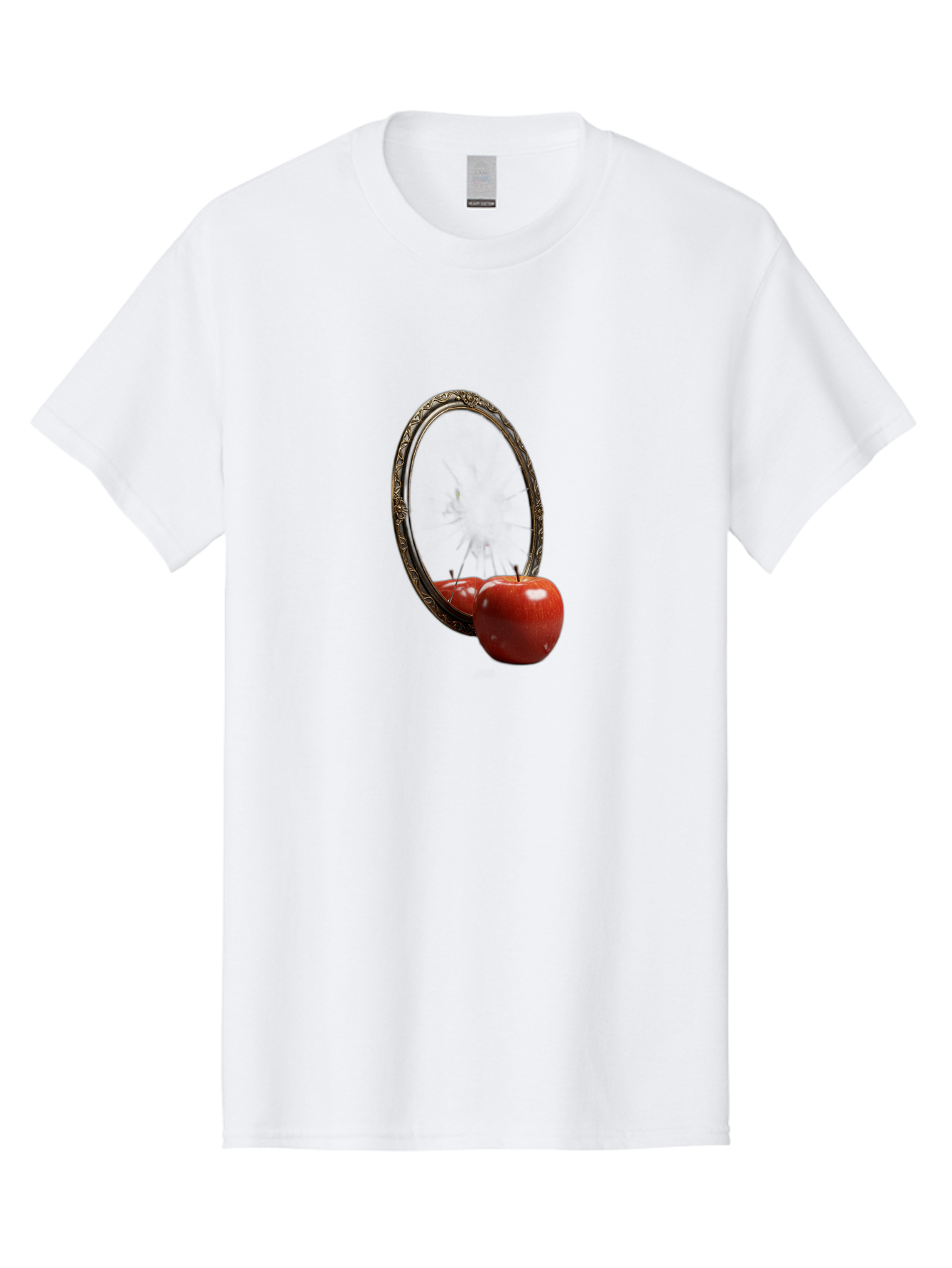 Mirror-Apple Men'S Graphic Tee, 100% Cotton, Comfortable Casual Summer Wear, Machine Washable, Vintage Camera, Old Camera, Antique Camera, Black Camera, Classic Photography, Photography Equipment, Nostalgic Device, Film Camera, Camera Art Bag792