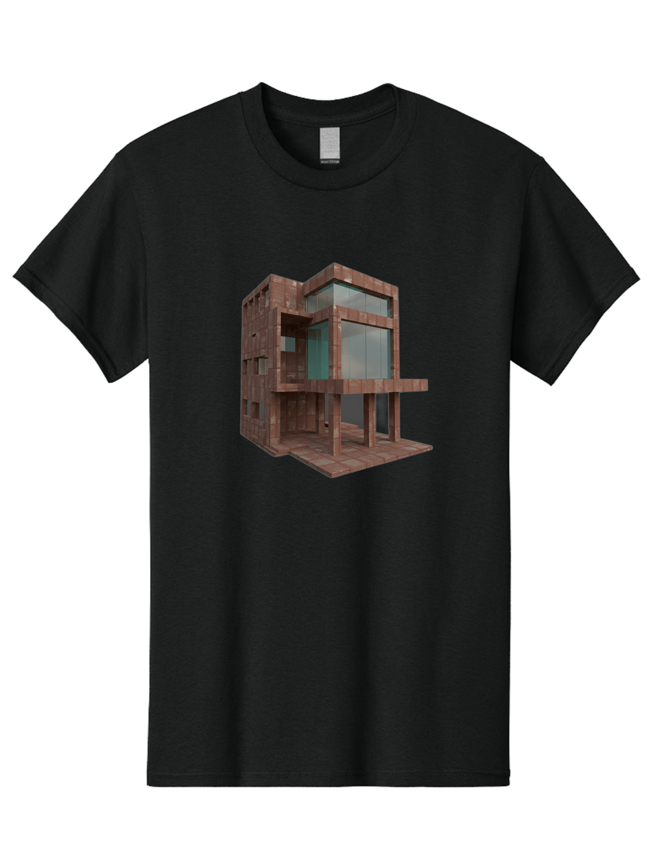 Modern-Building Men'S Graphic Tee, 100% Cotton, Comfortable Casual Summer Wear, Machine Washable, Vintage Camera, Old Camera, Antique Camera, Black Camera, Classic Photography, Photography Equipment, Nostalgic Device, Film Camera, Camera Art Bag794