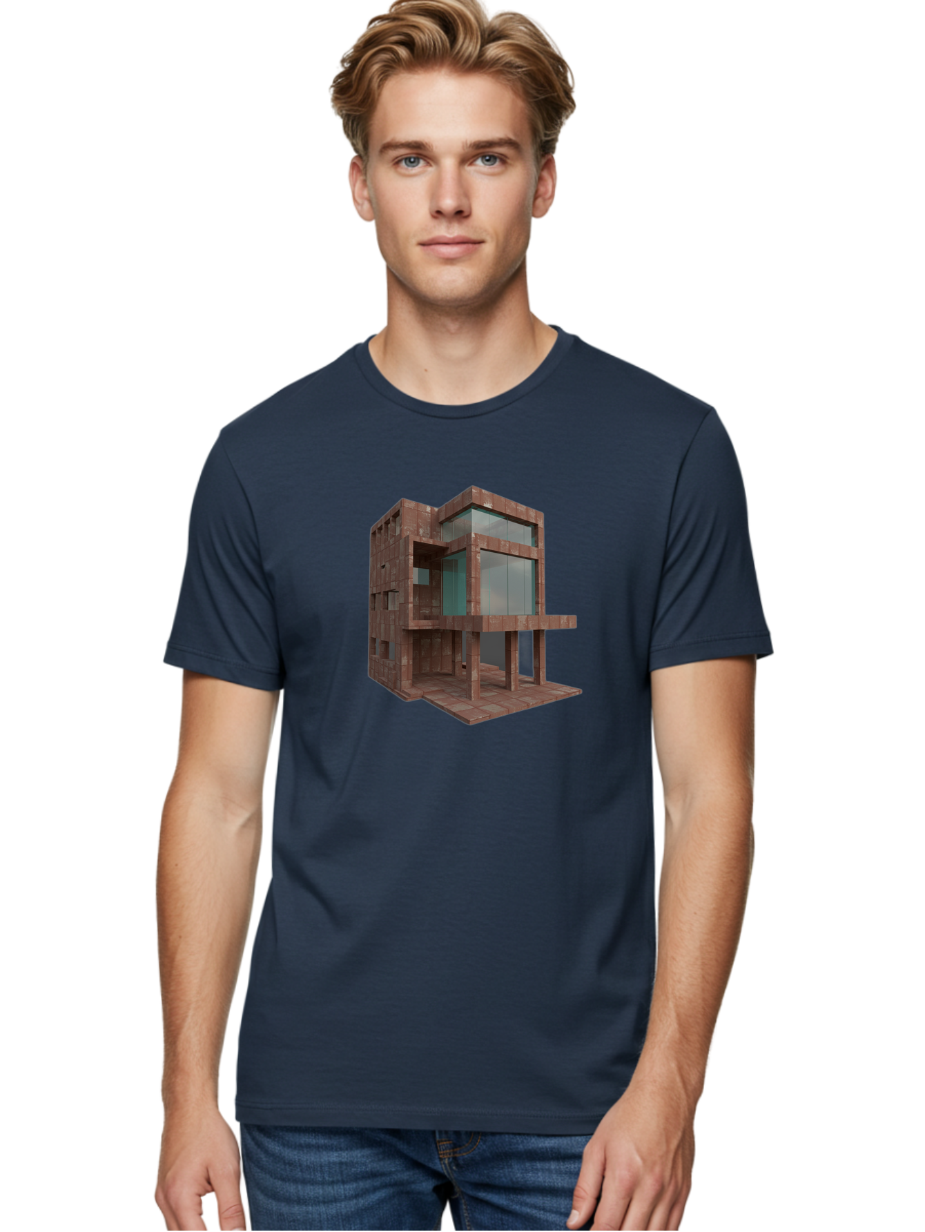 Modern-Building Men'S Graphic Tee, 100% Cotton, Comfortable Casual Summer Wear, Machine Washable, Vintage Camera, Old Camera, Antique Camera, Black Camera, Classic Photography, Photography Equipment, Nostalgic Device, Film Camera, Camera Art Bag794