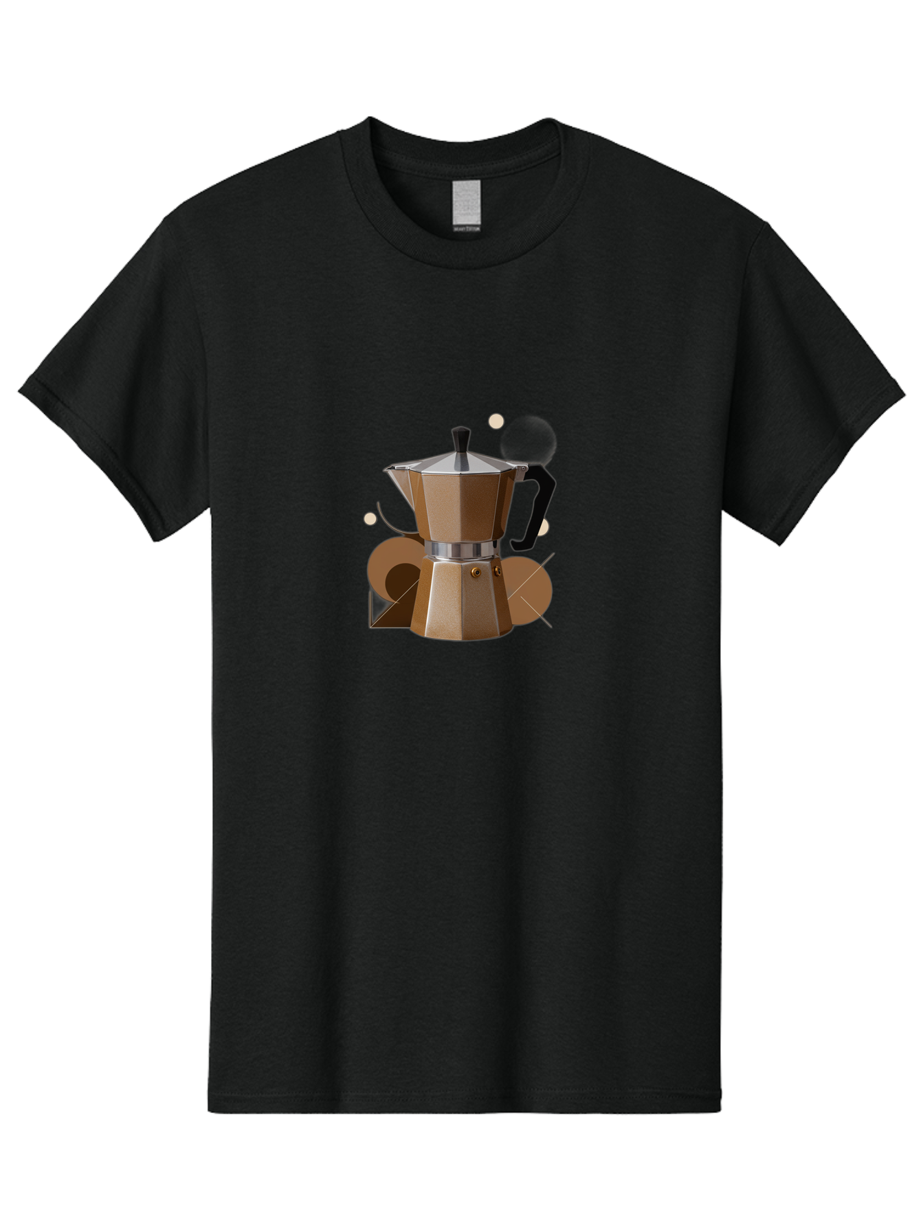 Moka-Pot-1 Men'S Graphic Tee, 100% Cotton, Comfortable Casual Summer Wear, Machine Washable, Vintage Camera, Old Camera, Antique Camera, Black Camera, Classic Photography, Photography Equipment, Nostalgic Device, Film Camera, Camera Art Bag796