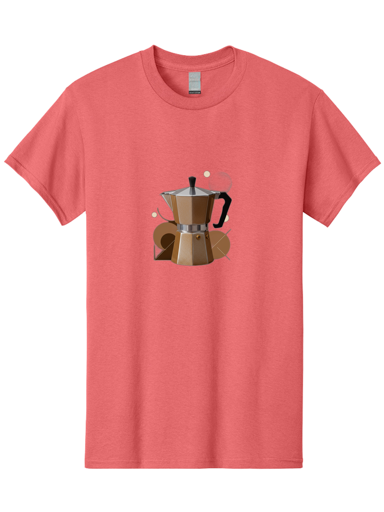 Moka-Pot-1 Men'S Graphic Tee, 100% Cotton, Comfortable Casual Summer Wear, Machine Washable, Vintage Camera, Old Camera, Antique Camera, Black Camera, Classic Photography, Photography Equipment, Nostalgic Device, Film Camera, Camera Art Bag796