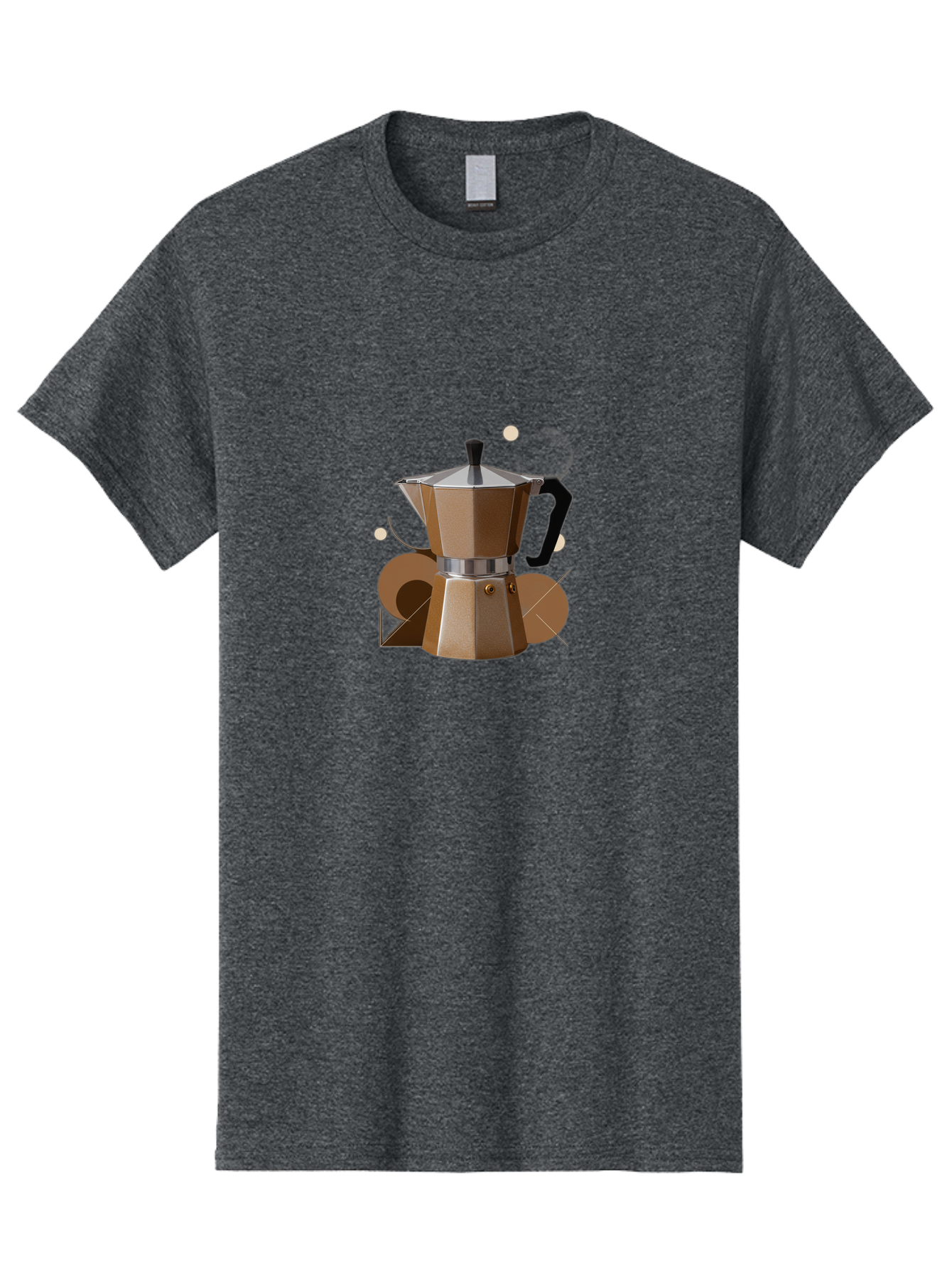 Moka-Pot-1 Men'S Graphic Tee, 100% Cotton, Comfortable Casual Summer Wear, Machine Washable, Vintage Camera, Old Camera, Antique Camera, Black Camera, Classic Photography, Photography Equipment, Nostalgic Device, Film Camera, Camera Art Bag796