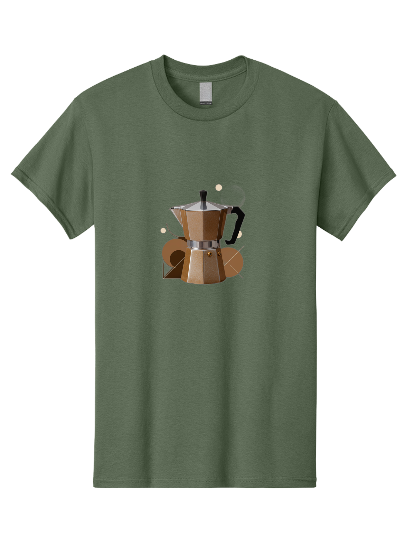 Moka-Pot-1 Men'S Graphic Tee, 100% Cotton, Comfortable Casual Summer Wear, Machine Washable, Vintage Camera, Old Camera, Antique Camera, Black Camera, Classic Photography, Photography Equipment, Nostalgic Device, Film Camera, Camera Art Bag796