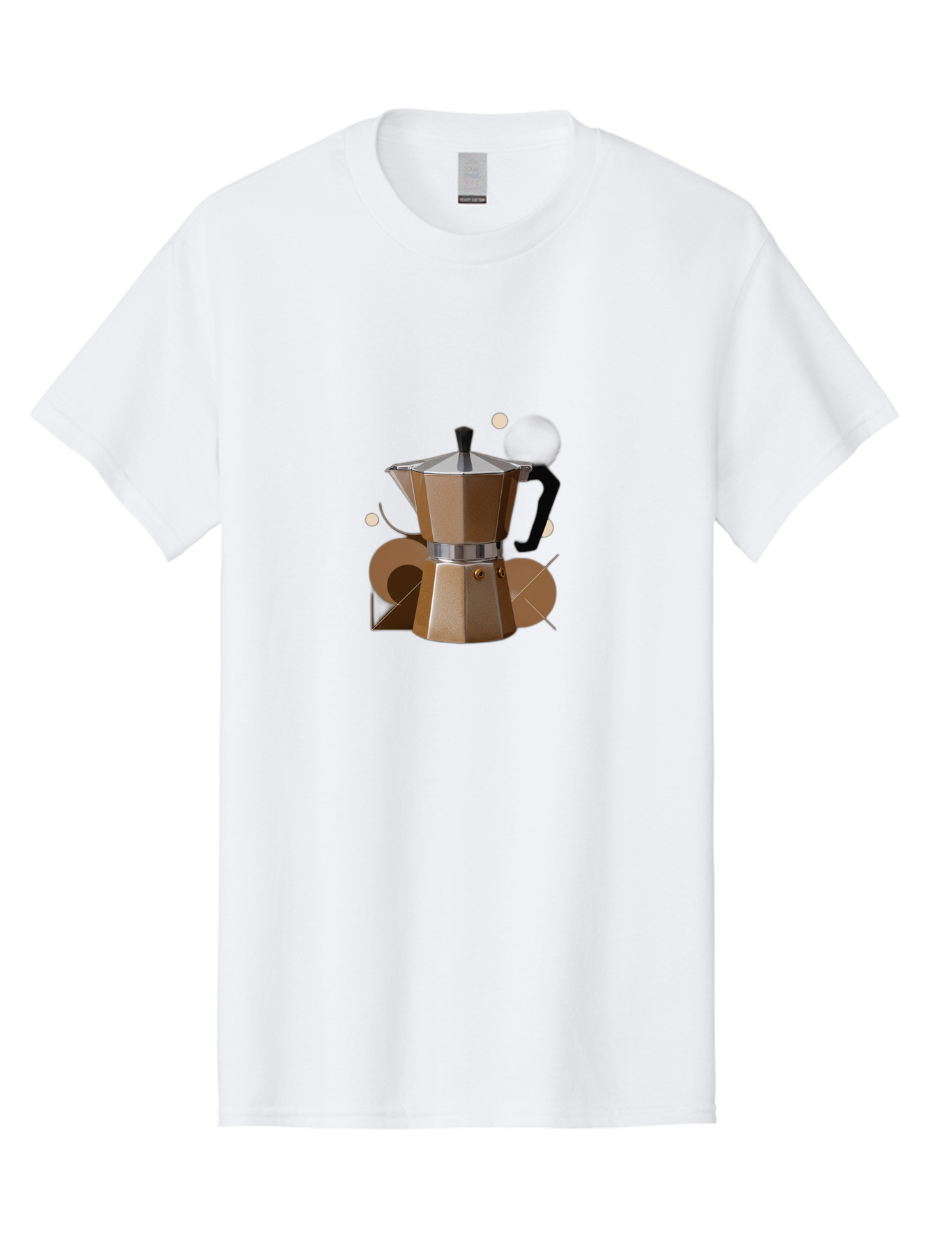 Moka-Pot-1 Men'S Graphic Tee, 100% Cotton, Comfortable Casual Summer Wear, Machine Washable, Vintage Camera, Old Camera, Antique Camera, Black Camera, Classic Photography, Photography Equipment, Nostalgic Device, Film Camera, Camera Art Bag796