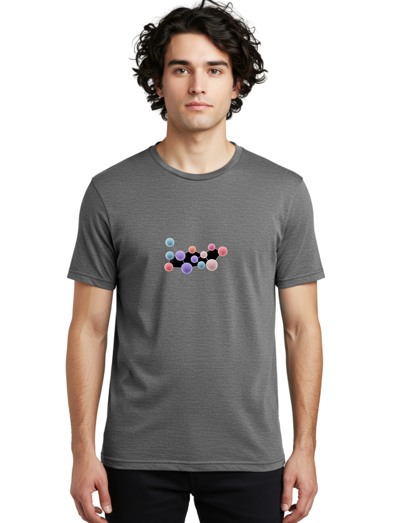 Molecular-Structure Men'S Graphic Tee, 100% Cotton, Comfortable Casual Summer Wear, Machine Washable, Vintage Camera, Old Camera, Antique Camera, Black Camera, Classic Photography, Photography Equipment, Nostalgic Device, Film Camera, Bag798