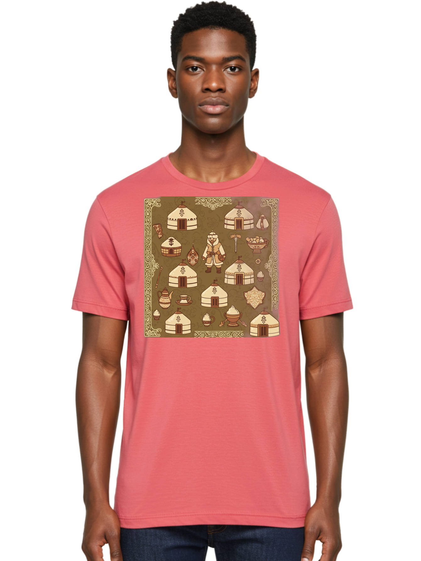 Mongolian-Yurt-Collection Men'S Graphic Tee, 100% Cotton, Comfortable Casual Summer Wear, Machine Washable, Vintage Camera, Old Camera, Antique Camera, Black Camera, Classic Photography, Photography Equipment, Nostalgic Device, Film Camera, Bag801