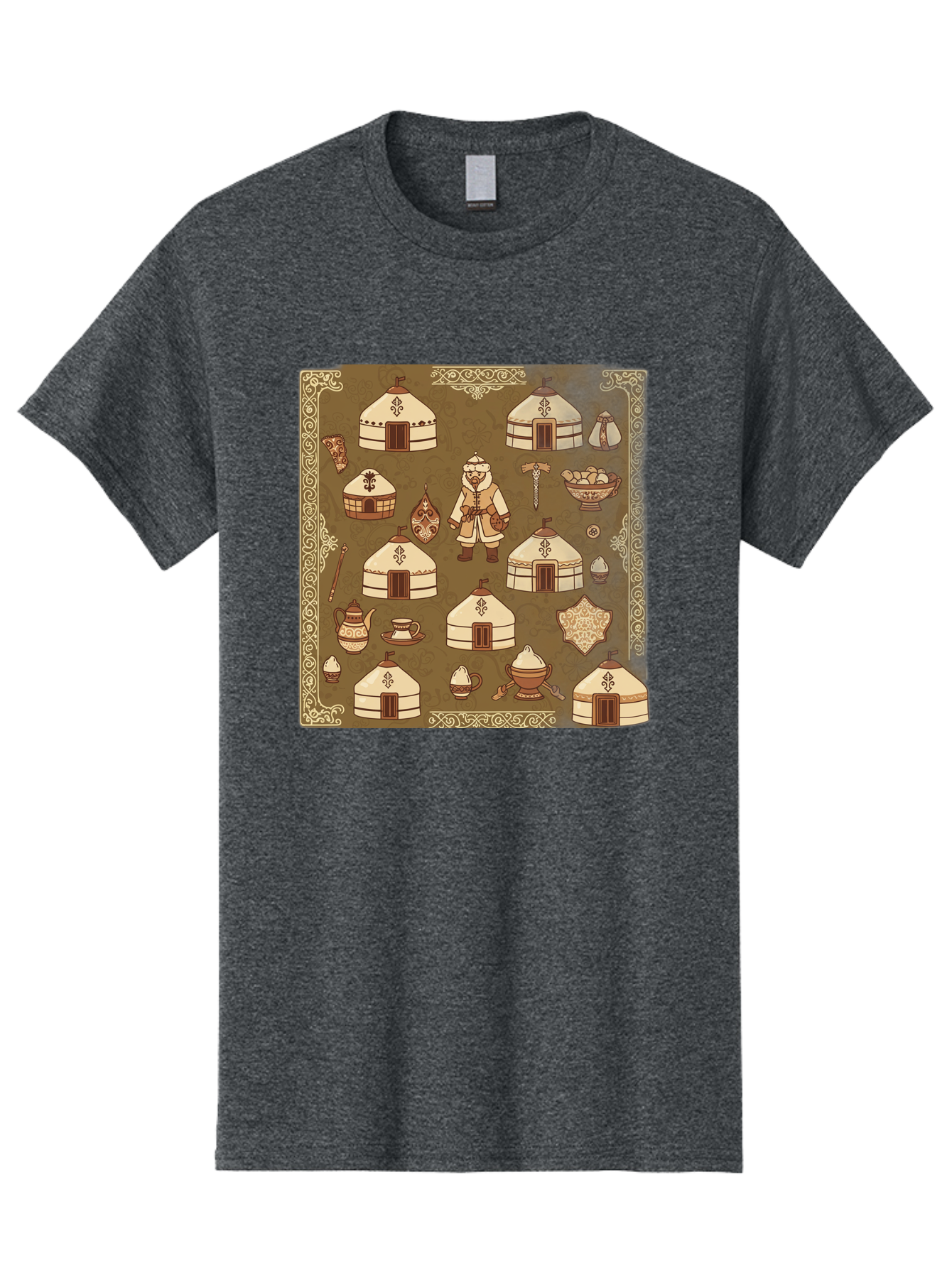 Mongolian-Yurt-Collection Men'S Graphic Tee, 100% Cotton, Comfortable Casual Summer Wear, Machine Washable, Vintage Camera, Old Camera, Antique Camera, Black Camera, Classic Photography, Photography Equipment, Nostalgic Device, Film Camera, Bag801