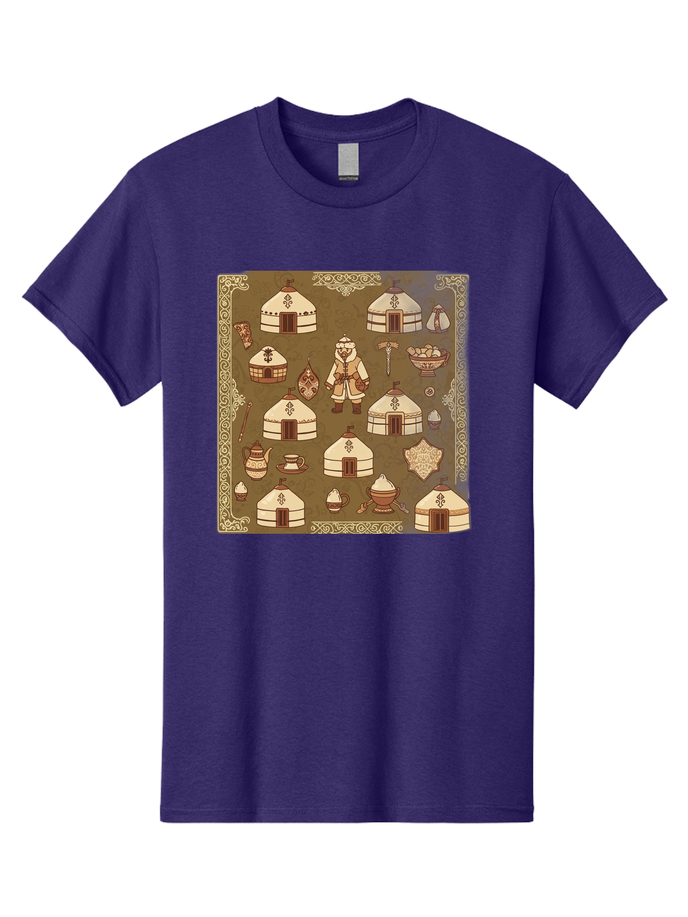 Mongolian-Yurt-Collection Men'S Graphic Tee, 100% Cotton, Comfortable Casual Summer Wear, Machine Washable, Vintage Camera, Old Camera, Antique Camera, Black Camera, Classic Photography, Photography Equipment, Nostalgic Device, Film Camera, Bag801