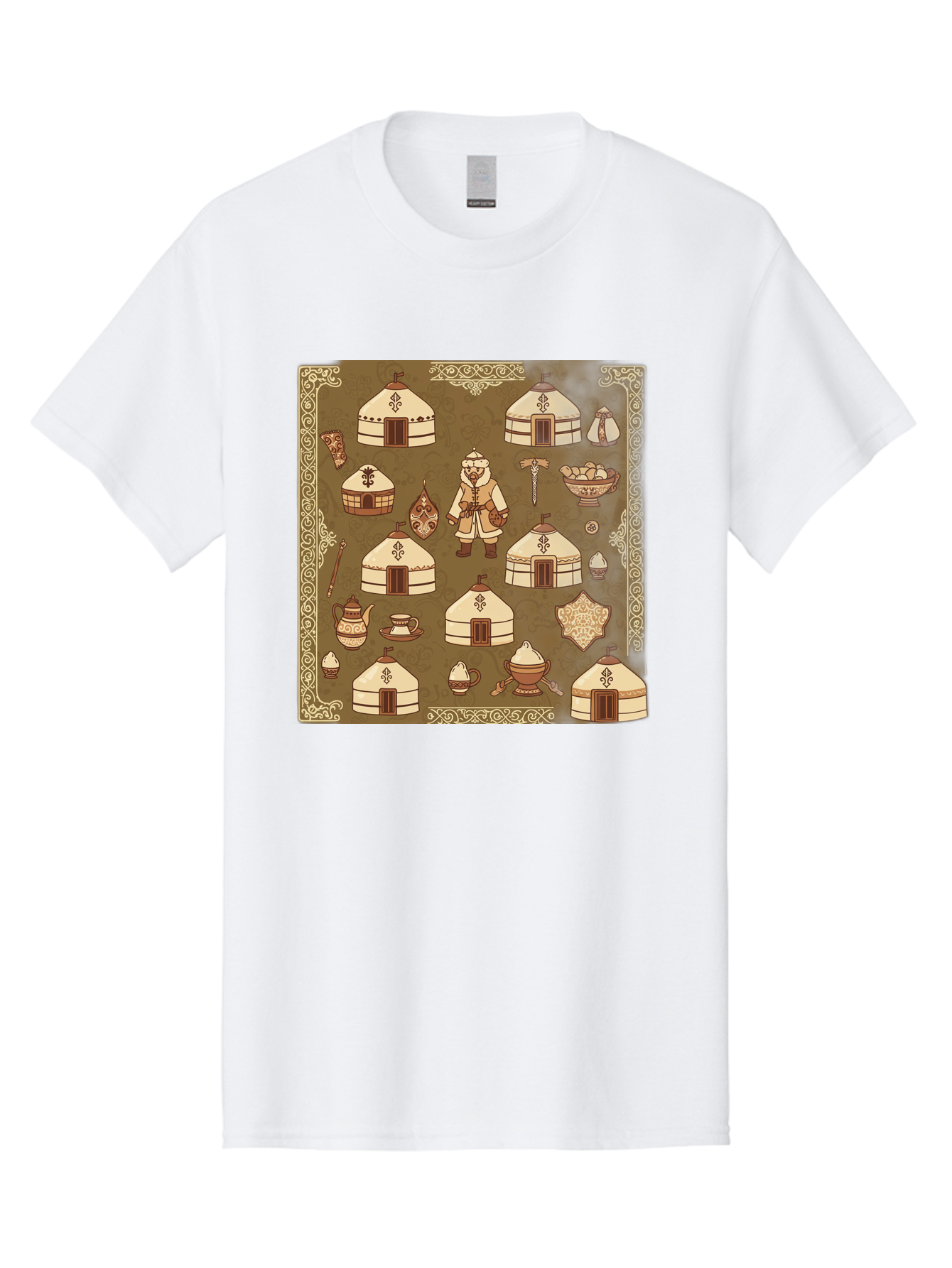 Mongolian-Yurt-Collection Men'S Graphic Tee, 100% Cotton, Comfortable Casual Summer Wear, Machine Washable, Vintage Camera, Old Camera, Antique Camera, Black Camera, Classic Photography, Photography Equipment, Nostalgic Device, Film Camera, Bag801