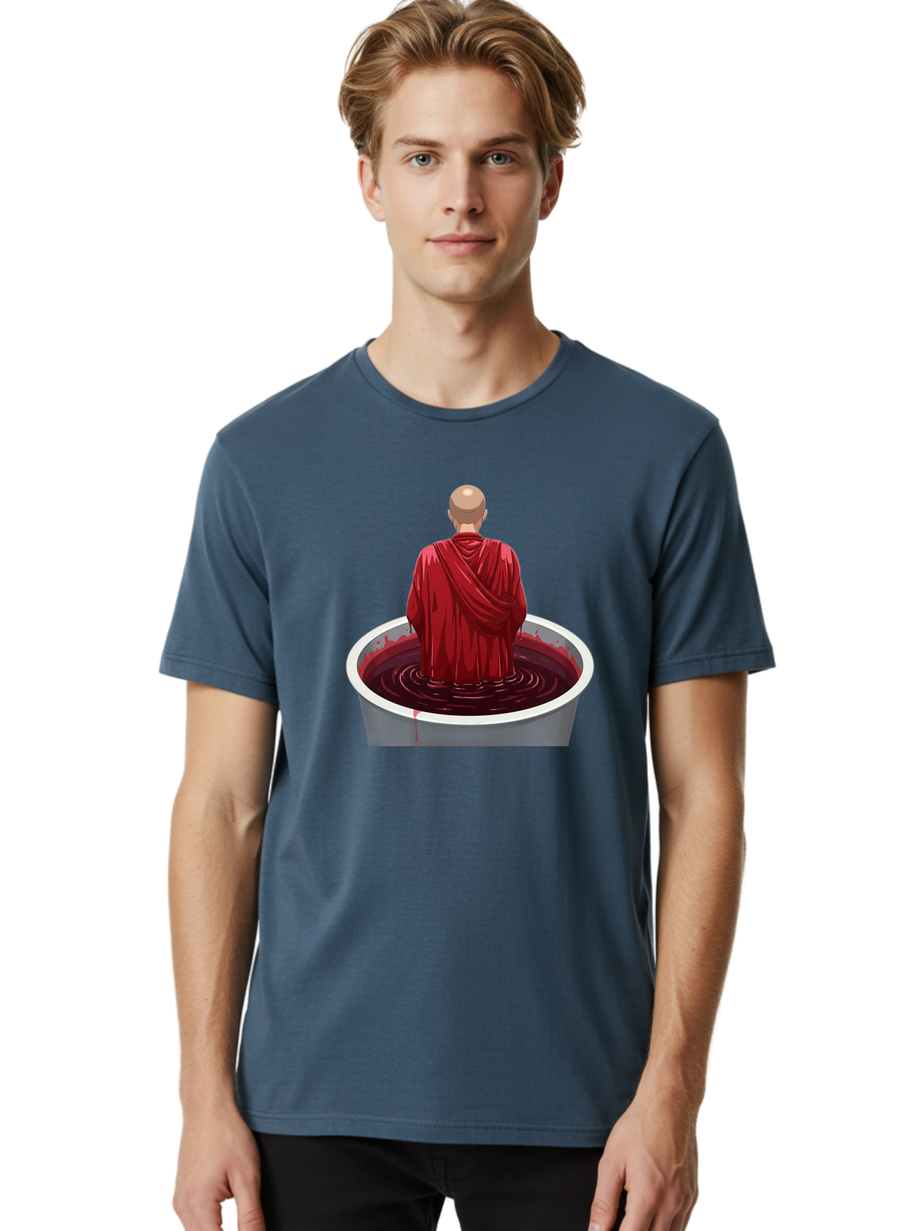 Monk-In-Wine-Vat Men'S Graphic Tee, 100% Cotton, Comfortable Casual Summer Wear, Machine Washable, Vintage Camera, Old Camera, Antique Camera, Black Camera, Classic Photography, Photography Equipment, Nostalgic Device, Film Camera, Camera Art Bag802