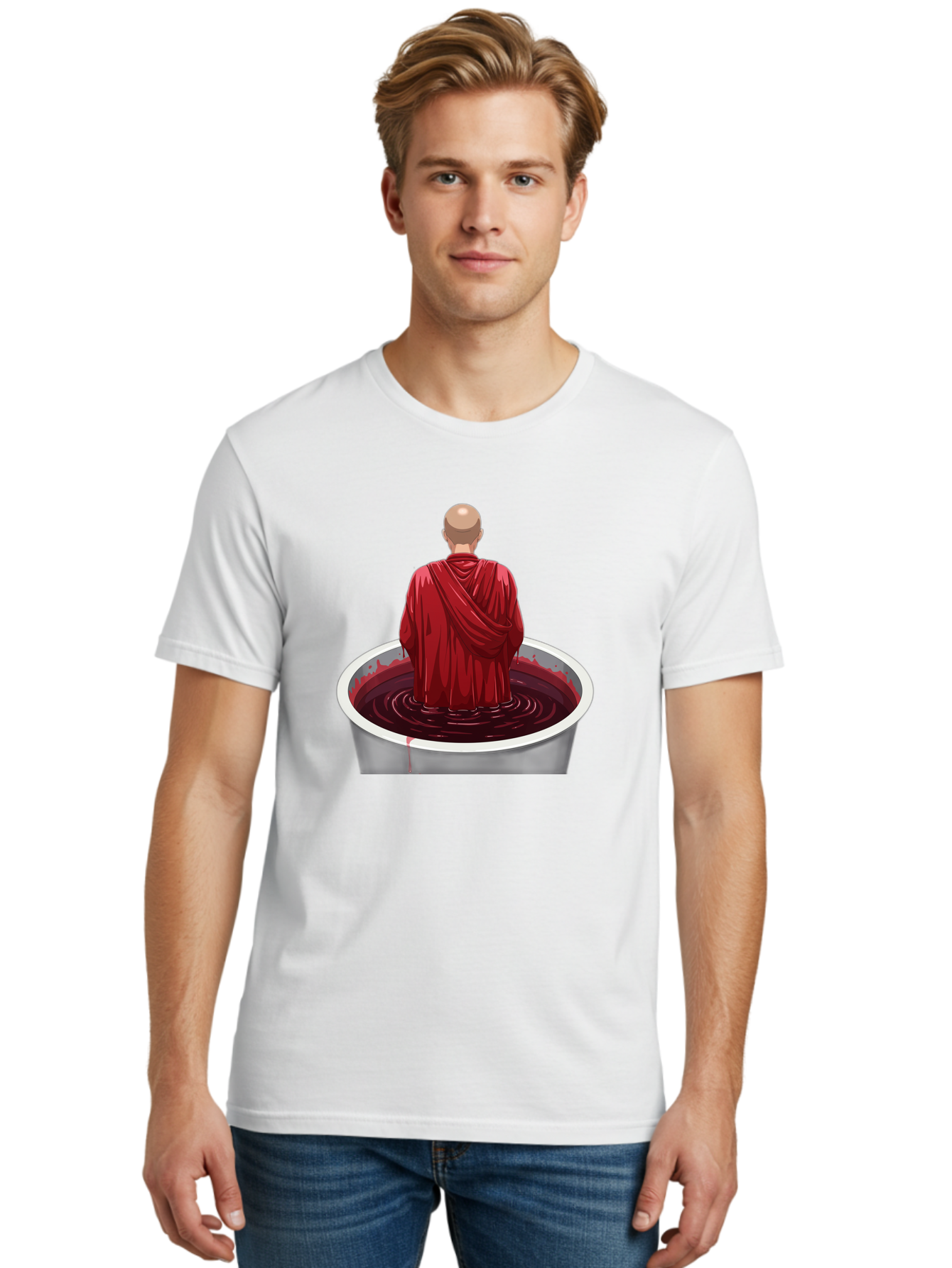 Monk-In-Wine-Vat Men'S Graphic Tee, 100% Cotton, Comfortable Casual Summer Wear, Machine Washable, Vintage Camera, Old Camera, Antique Camera, Black Camera, Classic Photography, Photography Equipment, Nostalgic Device, Film Camera, Camera Art Bag802