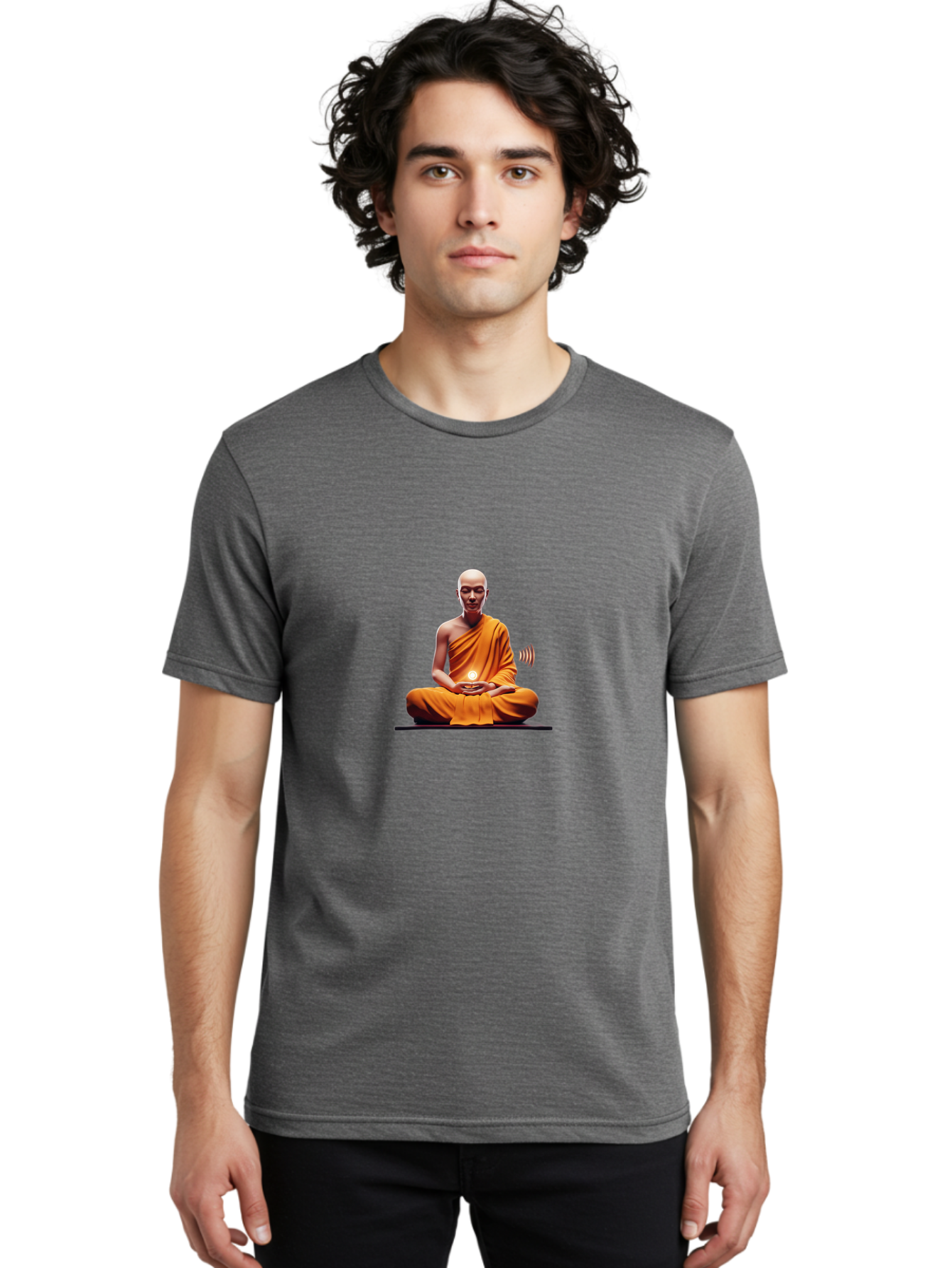 Monk-Meditation Men'S Graphic Tee, 100% Cotton, Comfortable Casual Summer Wear, Machine Washable, Vintage Camera, Old Camera, Antique Camera, Black Camera, Classic Photography, Photography Equipment, Nostalgic Device, Film Camera, Camera Art Bag803