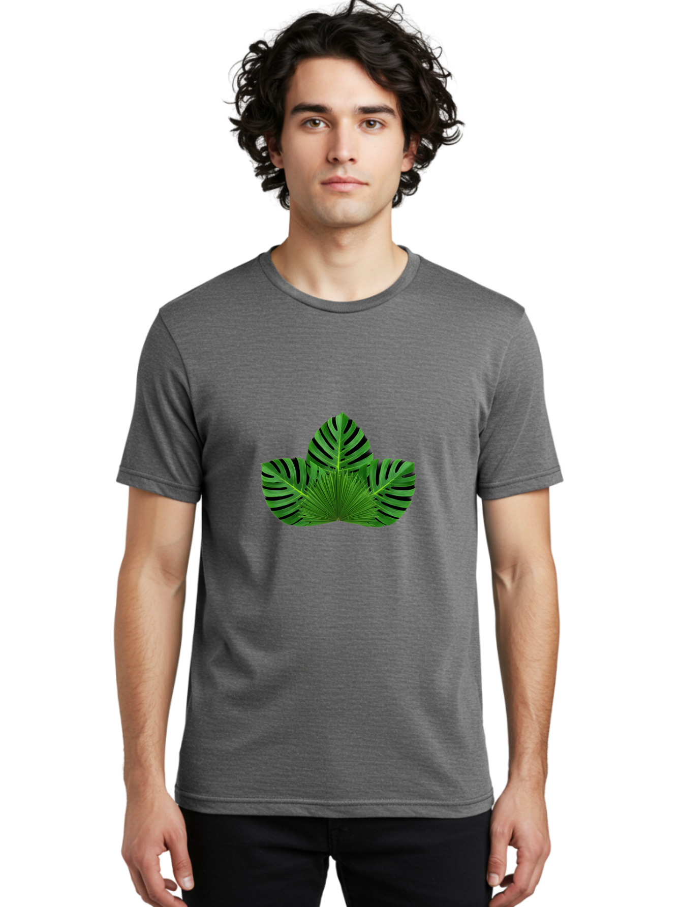 Monstera-Leaf Men'S Graphic Tee, 100% Cotton, Comfortable Casual Summer Wear, Machine Washable, Vintage Camera, Old Camera, Antique Camera, Black Camera, Classic Photography, Photography Equipment, Nostalgic Device, Film Camera, Camera Art Bag806