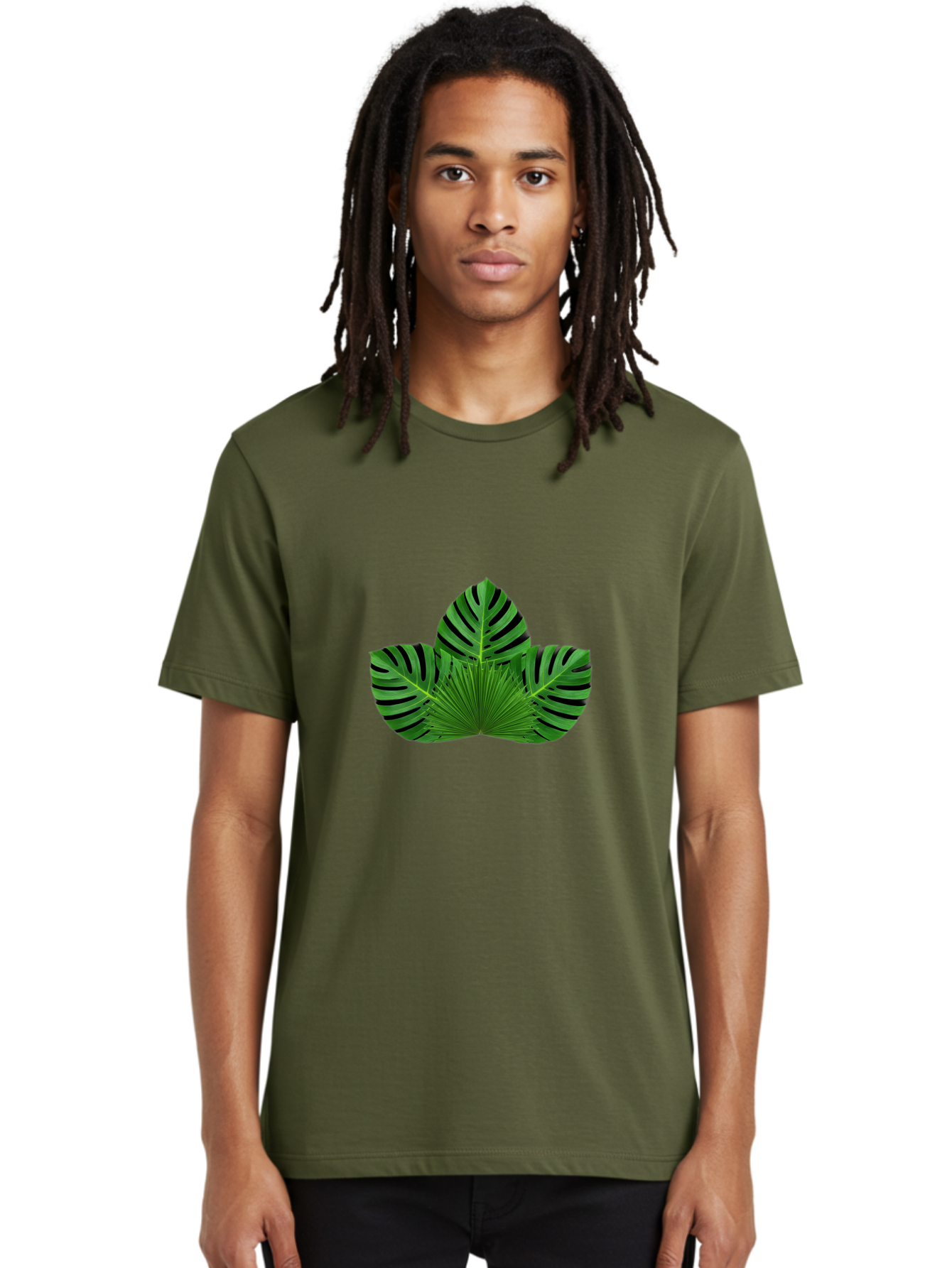 Monstera-Leaf Men'S Graphic Tee, 100% Cotton, Comfortable Casual Summer Wear, Machine Washable, Vintage Camera, Old Camera, Antique Camera, Black Camera, Classic Photography, Photography Equipment, Nostalgic Device, Film Camera, Camera Art Bag806