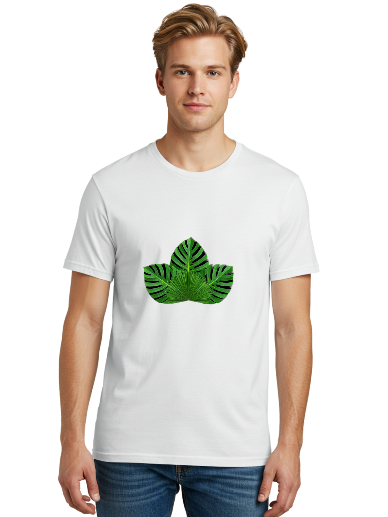 Monstera-Leaf Men'S Graphic Tee, 100% Cotton, Comfortable Casual Summer Wear, Machine Washable, Vintage Camera, Old Camera, Antique Camera, Black Camera, Classic Photography, Photography Equipment, Nostalgic Device, Film Camera, Camera Art Bag806