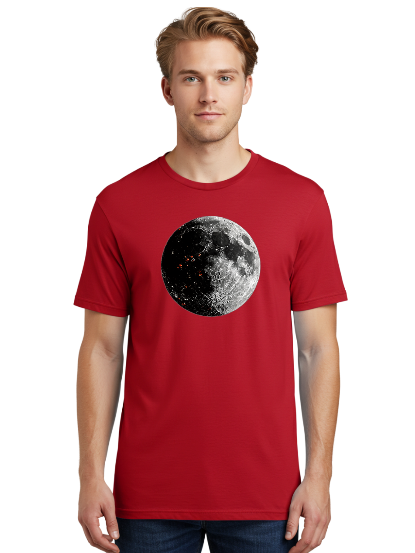Moon-2 Men'S Graphic Tee, 100% Cotton, Comfortable Casual Summer Wear, Machine Washable, Vintage Camera, Old Camera, Antique Camera, Black Camera, Classic Photography, Photography Equipment, Nostalgic Device, Film Camera, Camera Art Bag808