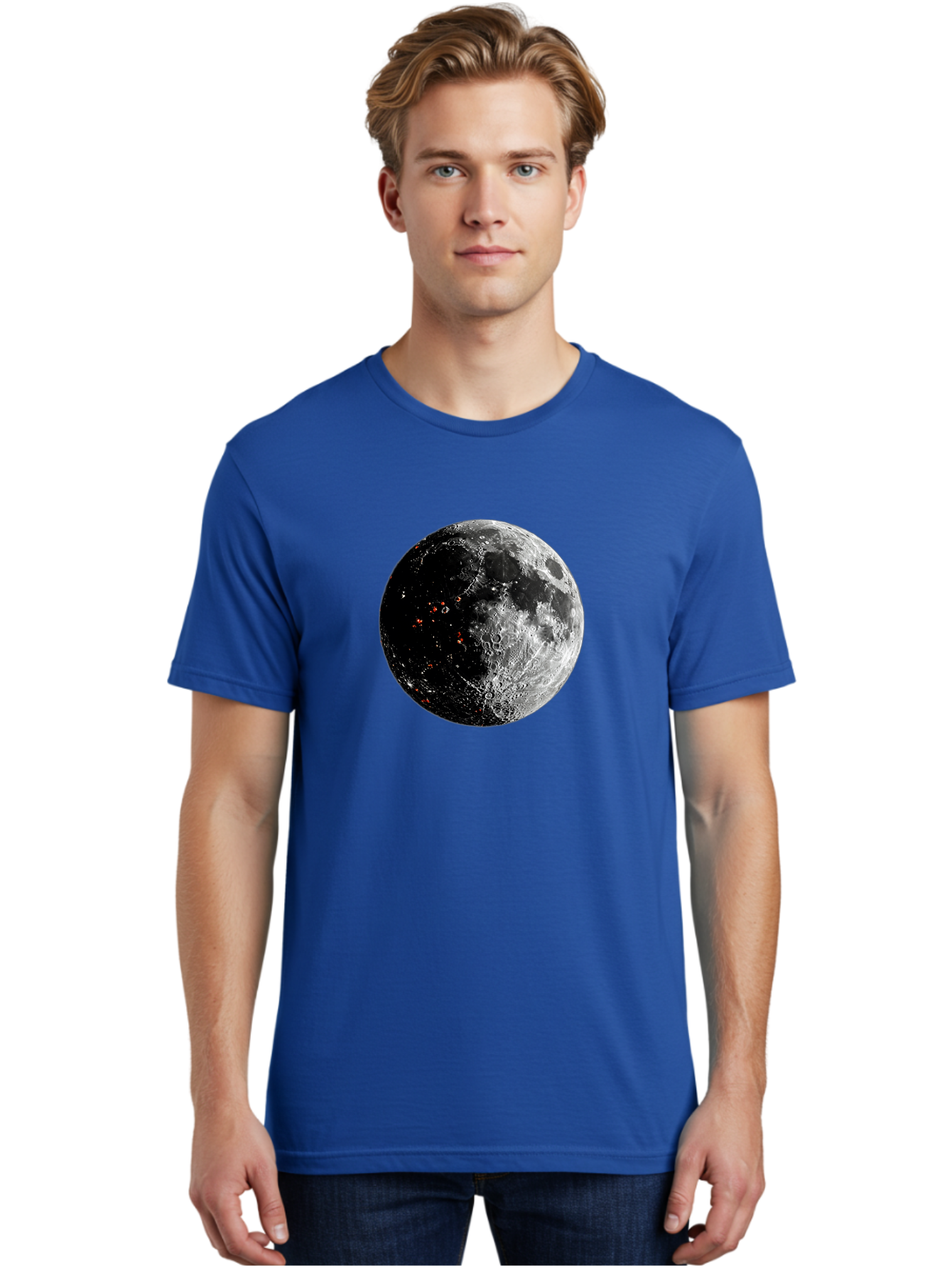Moon-2 Men'S Graphic Tee, 100% Cotton, Comfortable Casual Summer Wear, Machine Washable, Vintage Camera, Old Camera, Antique Camera, Black Camera, Classic Photography, Photography Equipment, Nostalgic Device, Film Camera, Camera Art Bag808