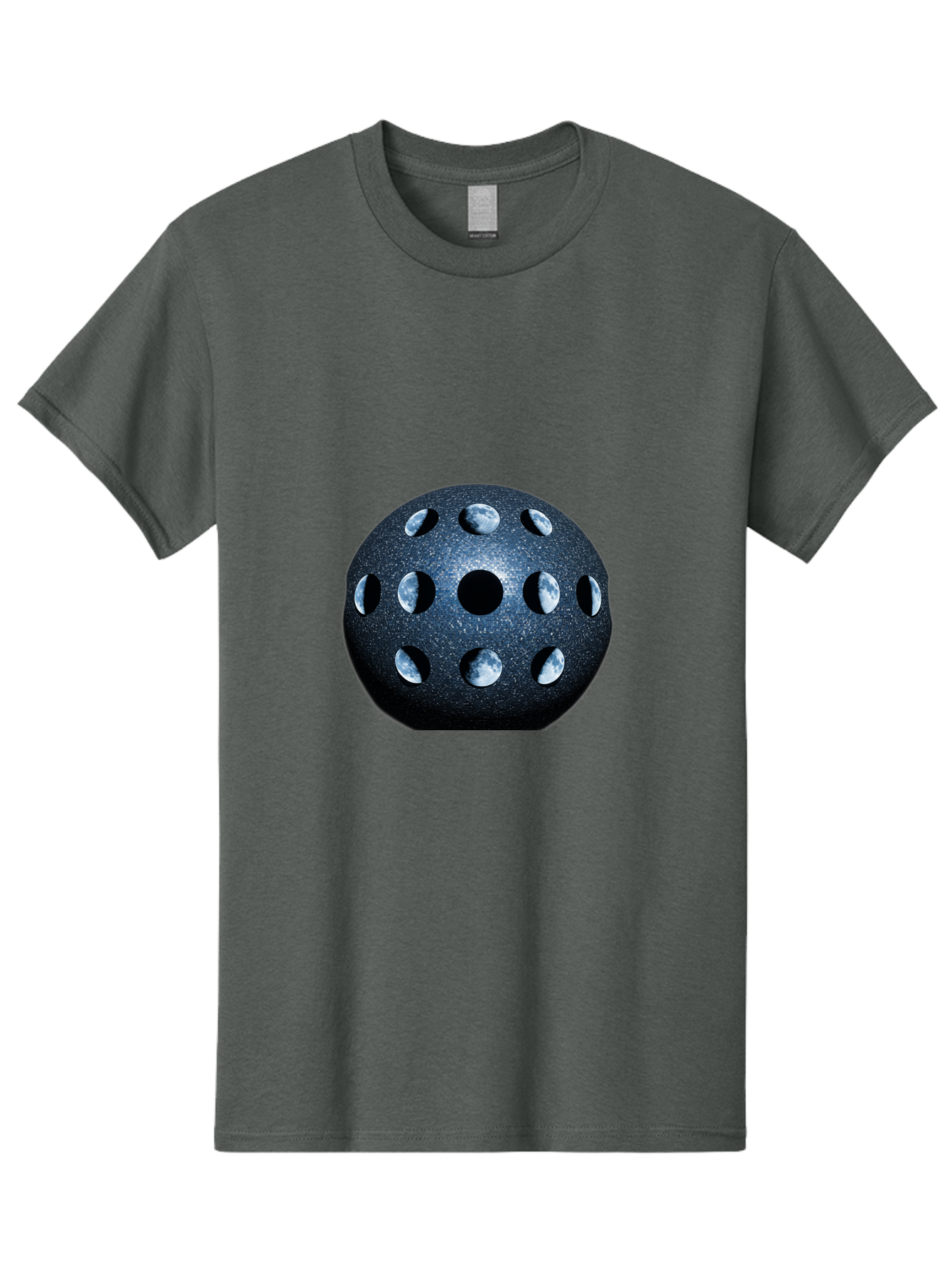 Moon-Phases-Orb Men'S Graphic Tee, 100% Cotton, Comfortable Casual Summer Wear, Machine Washable, Vintage Camera, Old Camera, Antique Camera, Black Camera, Classic Photography, Photography Equipment, Nostalgic Device, Film Camera, Camera Art Bag809