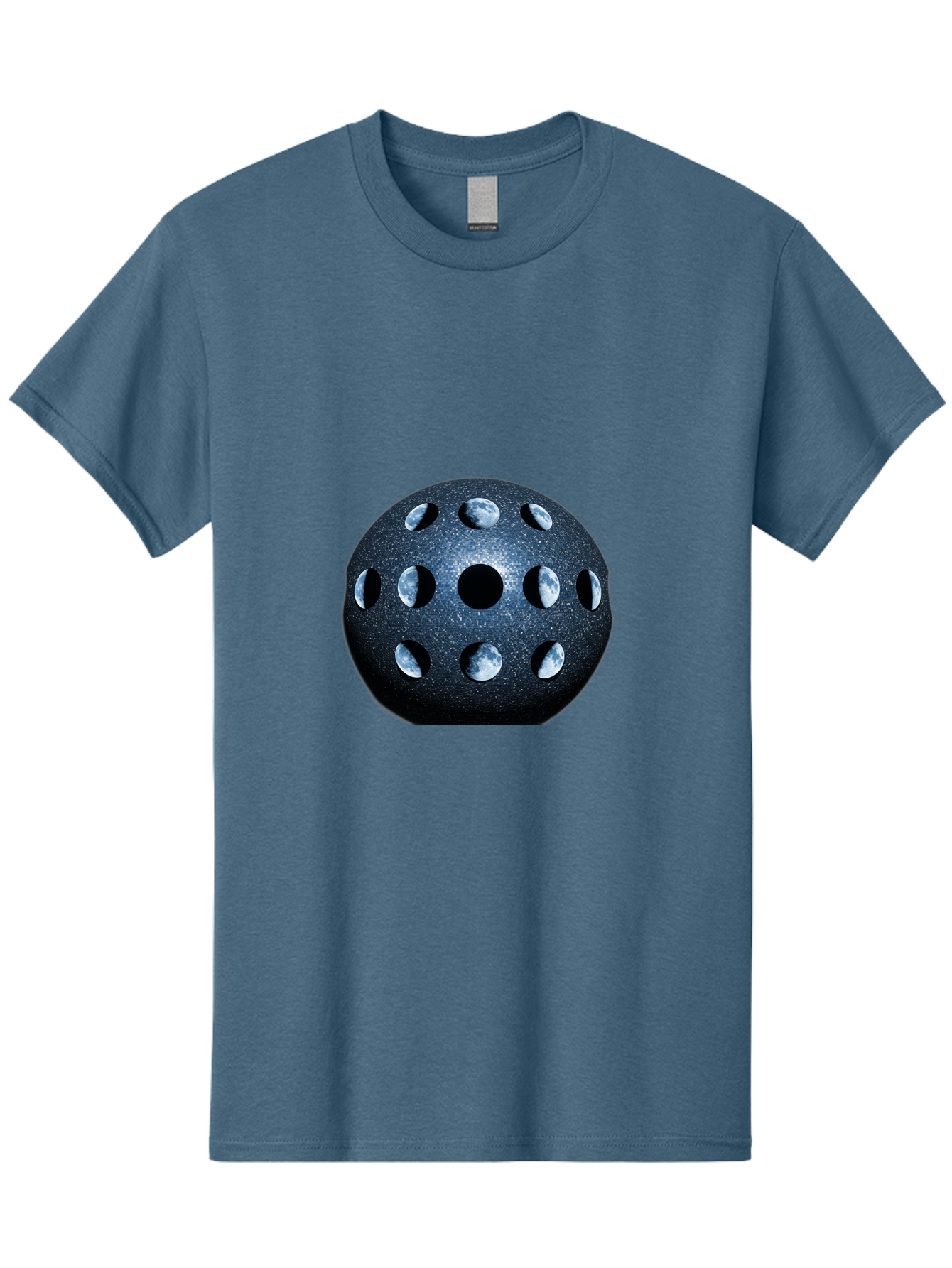 Moon-Phases-Orb Men'S Graphic Tee, 100% Cotton, Comfortable Casual Summer Wear, Machine Washable, Vintage Camera, Old Camera, Antique Camera, Black Camera, Classic Photography, Photography Equipment, Nostalgic Device, Film Camera, Camera Art Bag809