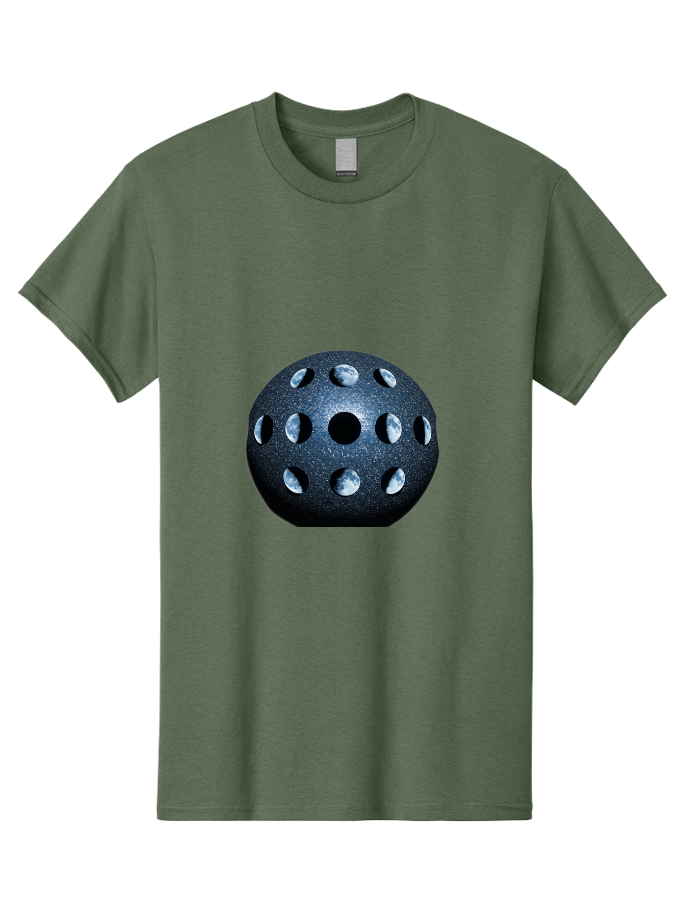 Moon-Phases-Orb Men'S Graphic Tee, 100% Cotton, Comfortable Casual Summer Wear, Machine Washable, Vintage Camera, Old Camera, Antique Camera, Black Camera, Classic Photography, Photography Equipment, Nostalgic Device, Film Camera, Camera Art Bag809