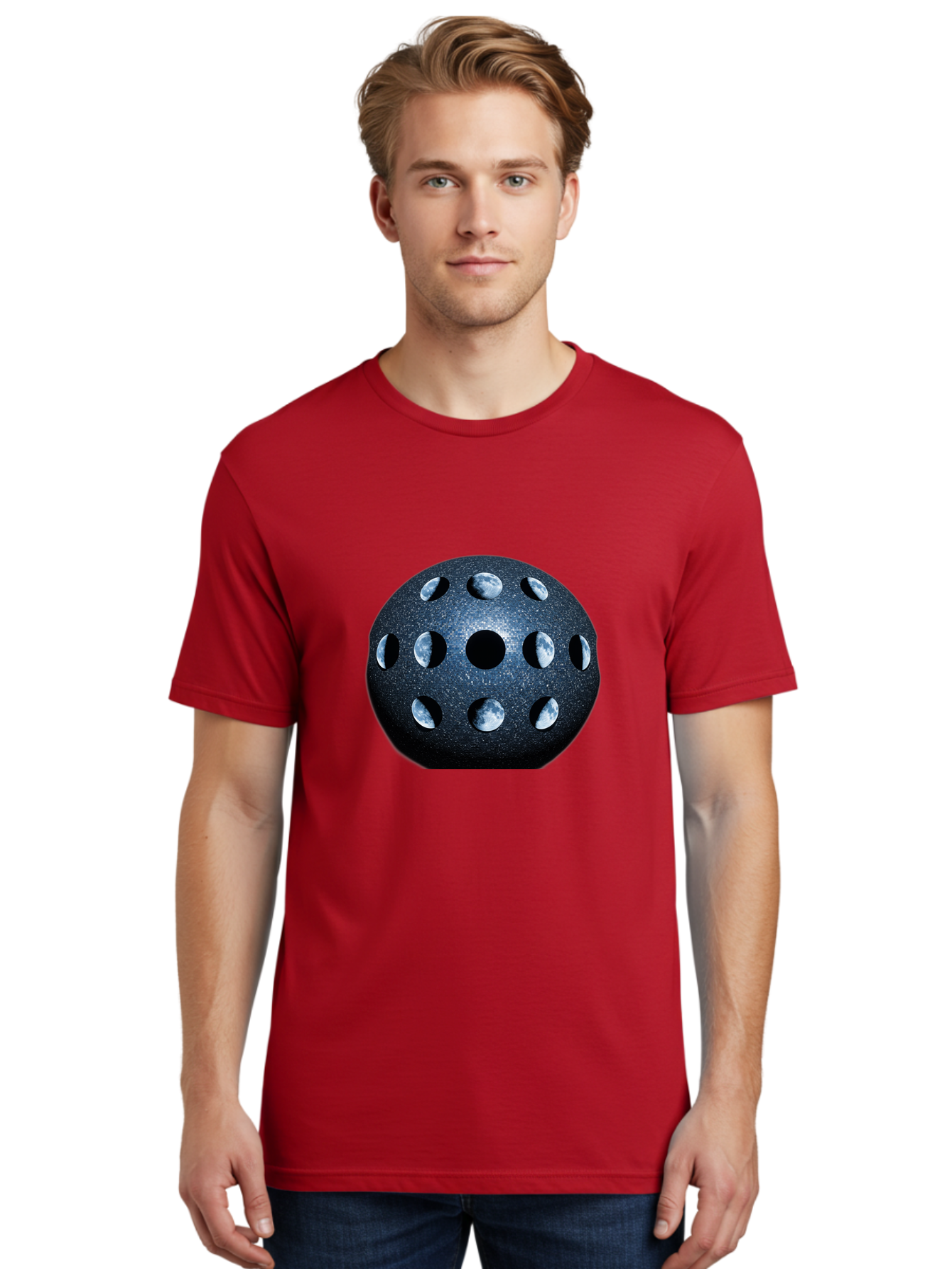 Moon-Phases-Orb Men'S Graphic Tee, 100% Cotton, Comfortable Casual Summer Wear, Machine Washable, Vintage Camera, Old Camera, Antique Camera, Black Camera, Classic Photography, Photography Equipment, Nostalgic Device, Film Camera, Camera Art Bag809