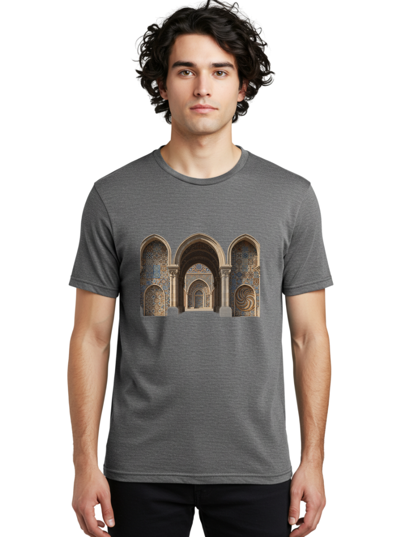 Moorish-Archway Men'S Graphic Tee, 100% Cotton, Comfortable Casual Summer Wear, Machine Washable, Vintage Camera, Old Camera, Antique Camera, Black Camera, Classic Photography, Photography Equipment, Nostalgic Device, Film Camera, Camera Art Bag812