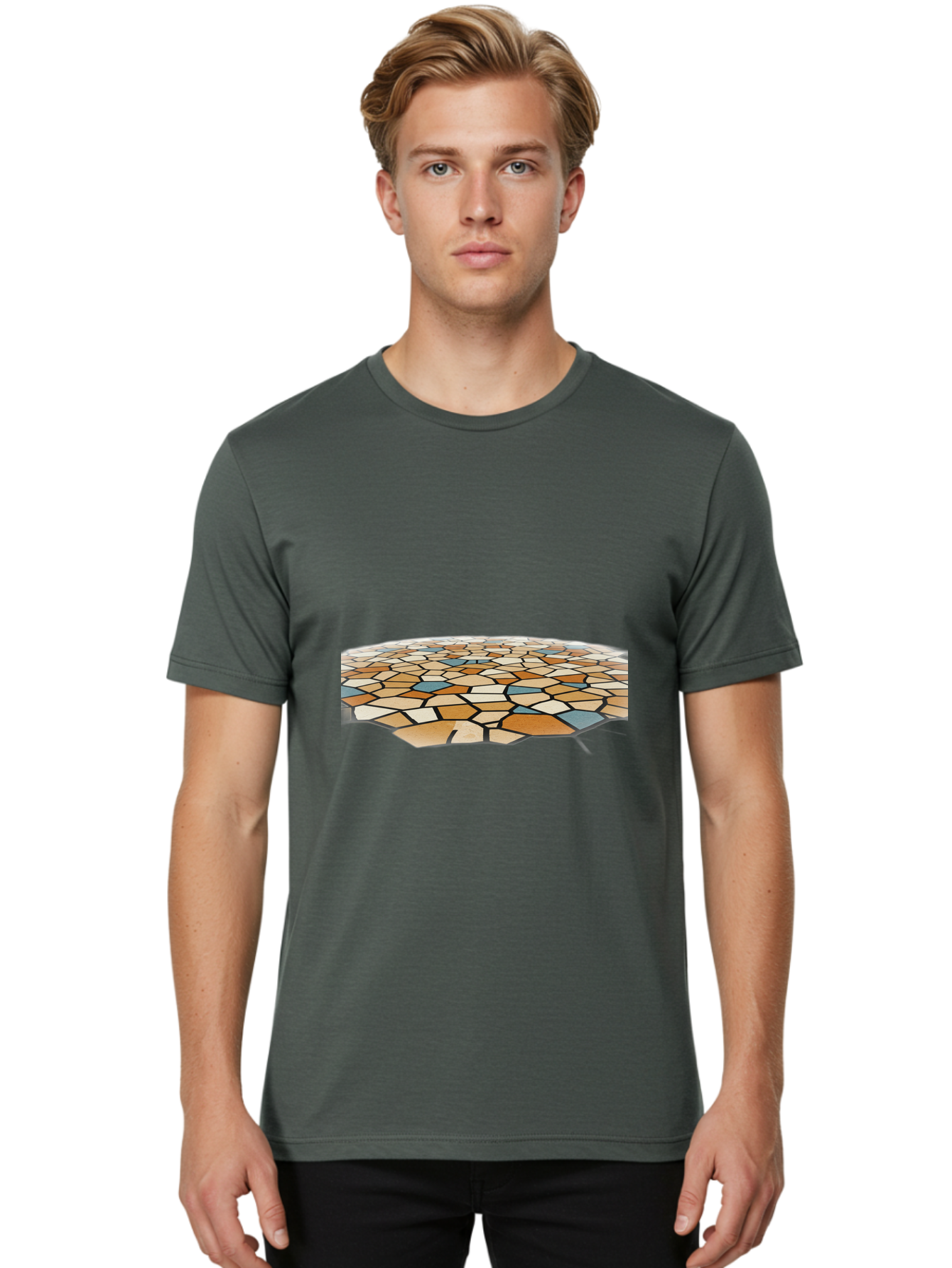 Mosaic-Platform Men'S Graphic Tee, 100% Cotton, Comfortable Casual Summer Wear, Machine Washable, Vintage Camera, Old Camera, Antique Camera, Black Camera, Classic Photography, Photography Equipment, Nostalgic Device, Film Camera, Camera Art Bag817
