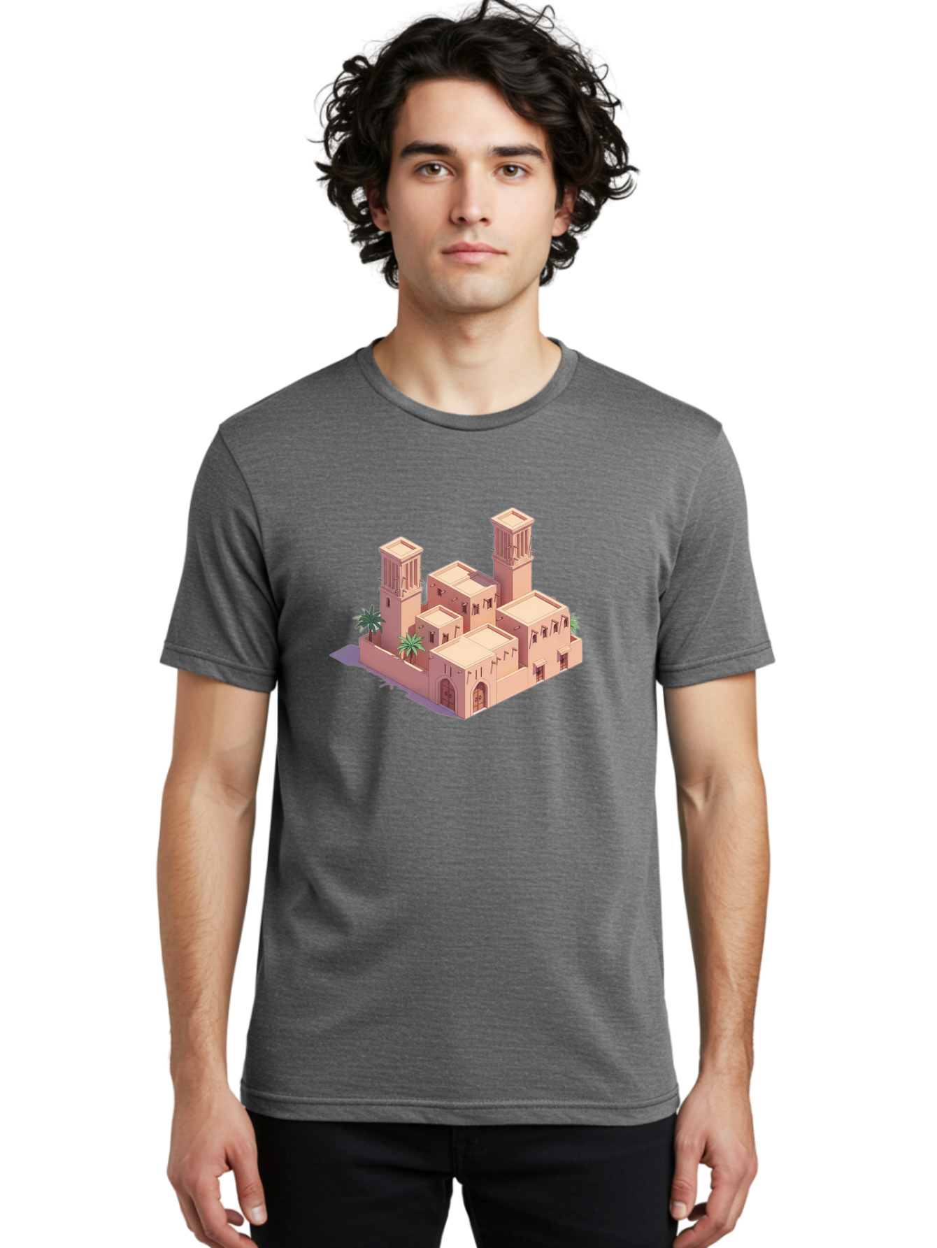 Mosque-Building Men'S Graphic Tee, 100% Cotton, Comfortable Casual Summer Wear, Machine Washable, Vintage Camera, Old Camera, Antique Camera, Black Camera, Classic Photography, Photography Equipment, Nostalgic Device, Film Camera, Camera Art Bag818