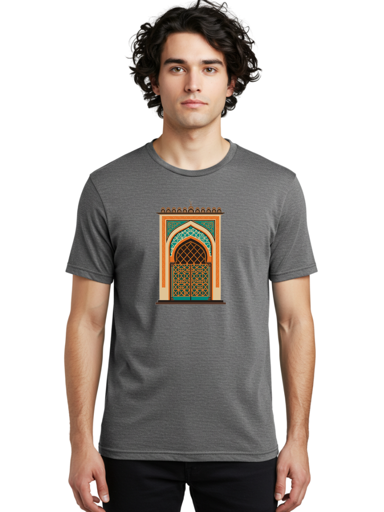 Mosque-Doorway Men'S Graphic Tee, 100% Cotton, Comfortable Casual Summer Wear, Machine Washable, Vintage Camera, Old Camera, Antique Camera, Black Camera, Classic Photography, Photography Equipment, Nostalgic Device, Film Camera, Camera Art Bag820