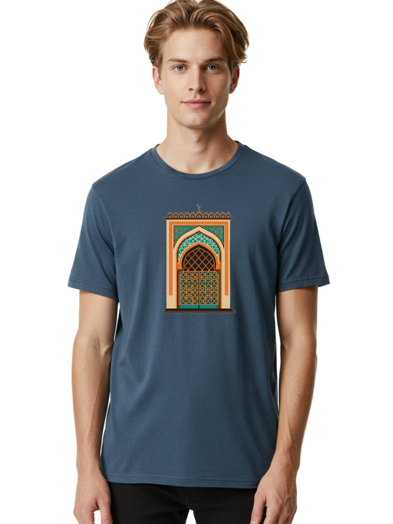 Mosque-Doorway Men'S Graphic Tee, 100% Cotton, Comfortable Casual Summer Wear, Machine Washable, Vintage Camera, Old Camera, Antique Camera, Black Camera, Classic Photography, Photography Equipment, Nostalgic Device, Film Camera, Camera Art Bag820
